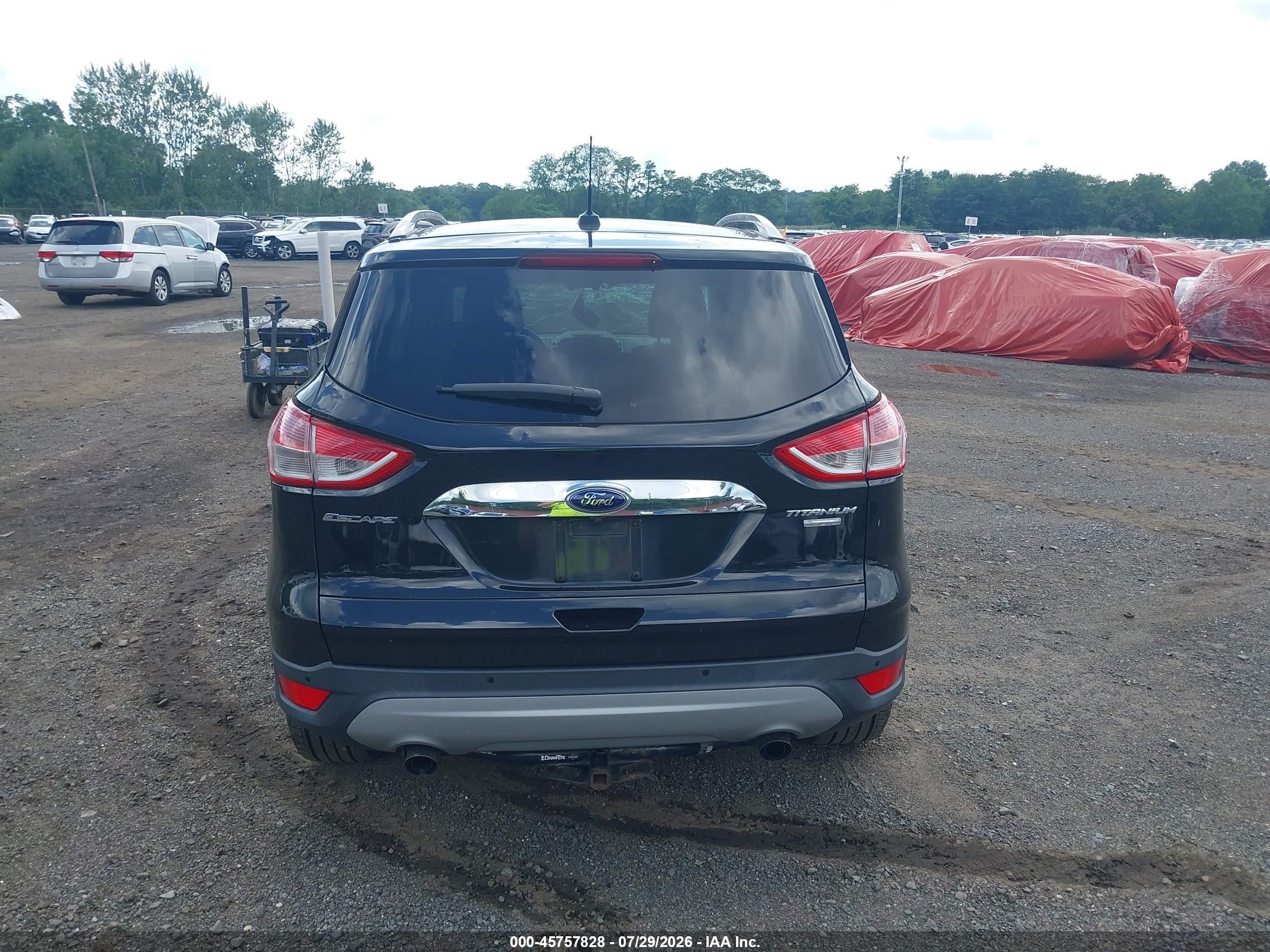 2014 Ford Escape Titanium Black vin: 1FMCU9J90EUE31937