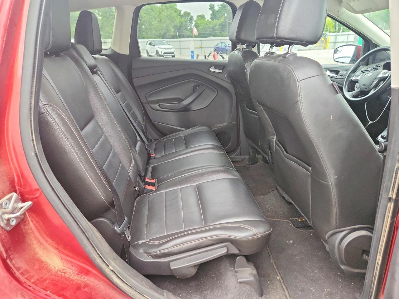 2014 Ford Escape Titanium Красный vin: 1FMCU9J90EUE37088