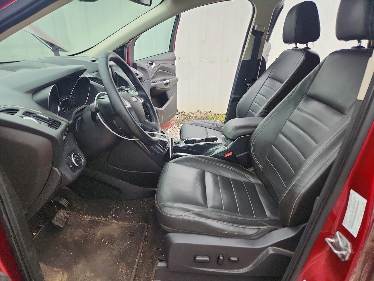 2014 Ford Escape Titanium Красный vin: 1FMCU9J90EUE37088