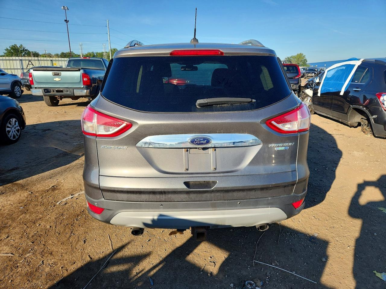 2014 Ford Escape Titanium Gray vin: 1FMCU9J90EUE38547