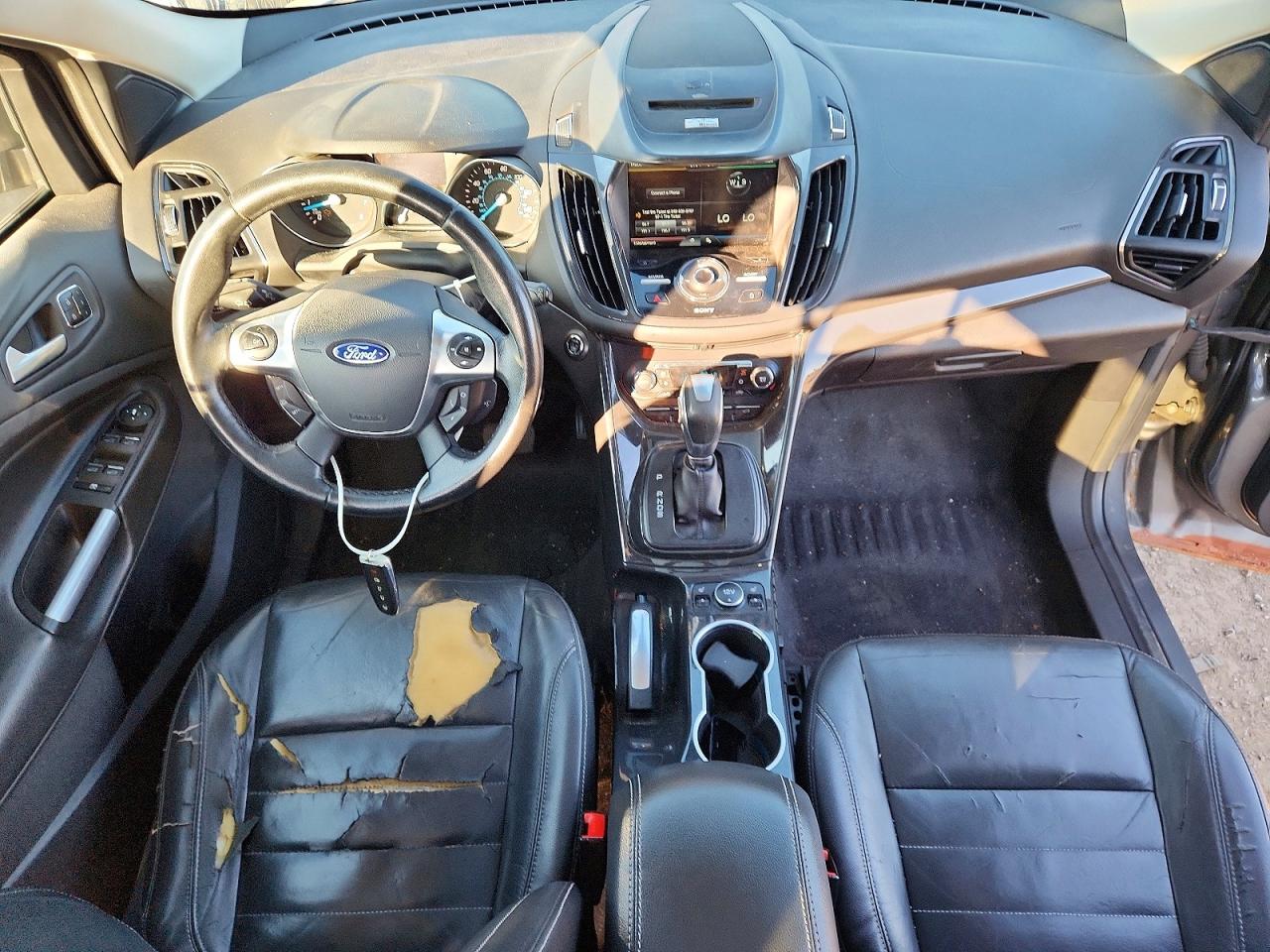 2014 Ford Escape Titanium Gray vin: 1FMCU9J90EUE38547