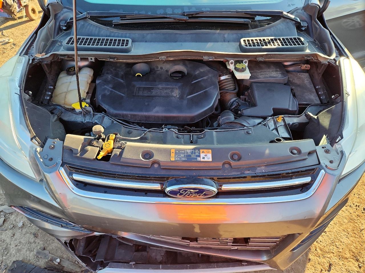 2014 Ford Escape Titanium Gray vin: 1FMCU9J90EUE38547