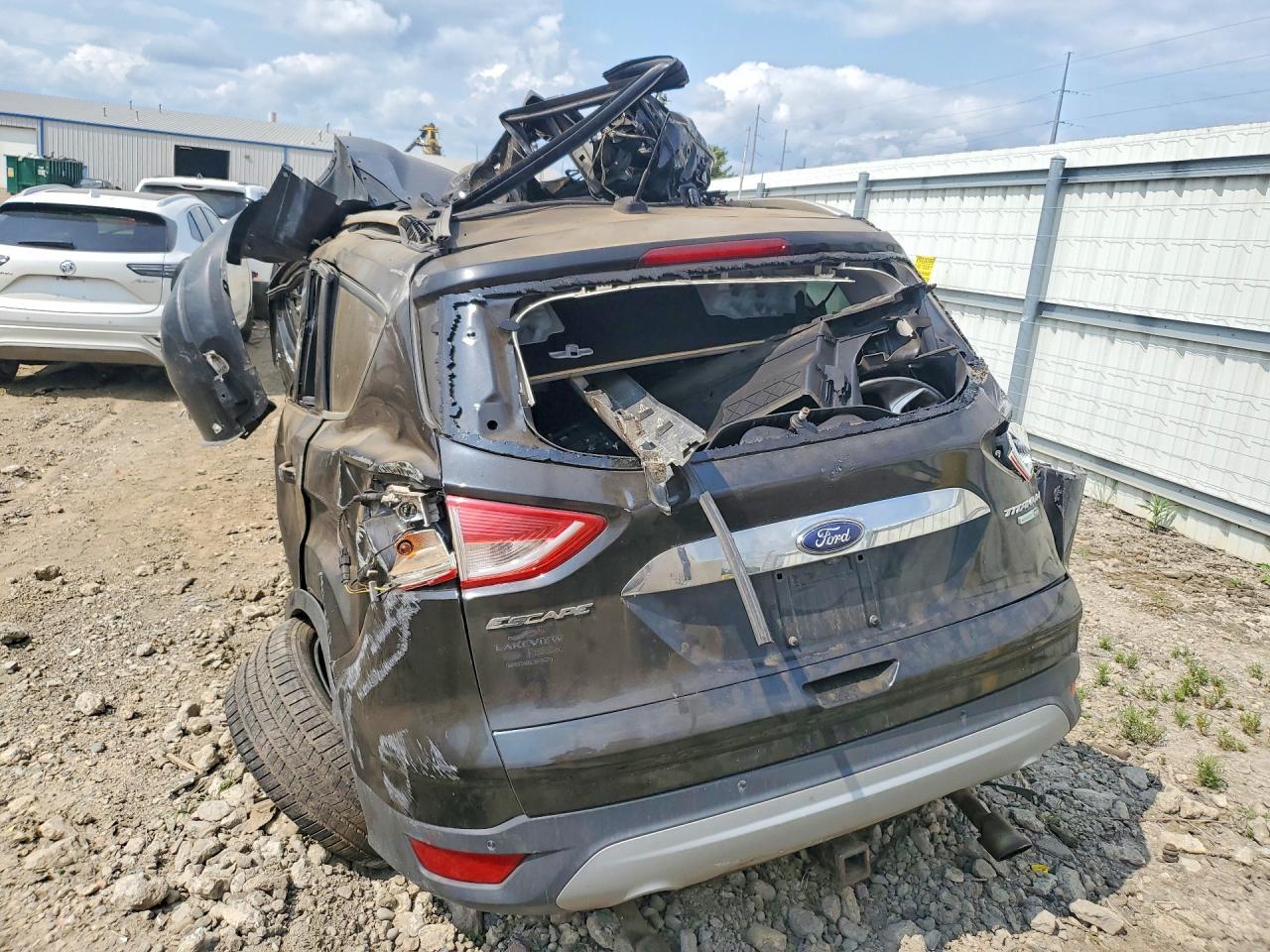 2014 Ford Escape Titanium Black vin: 1FMCU9J90EUE50455