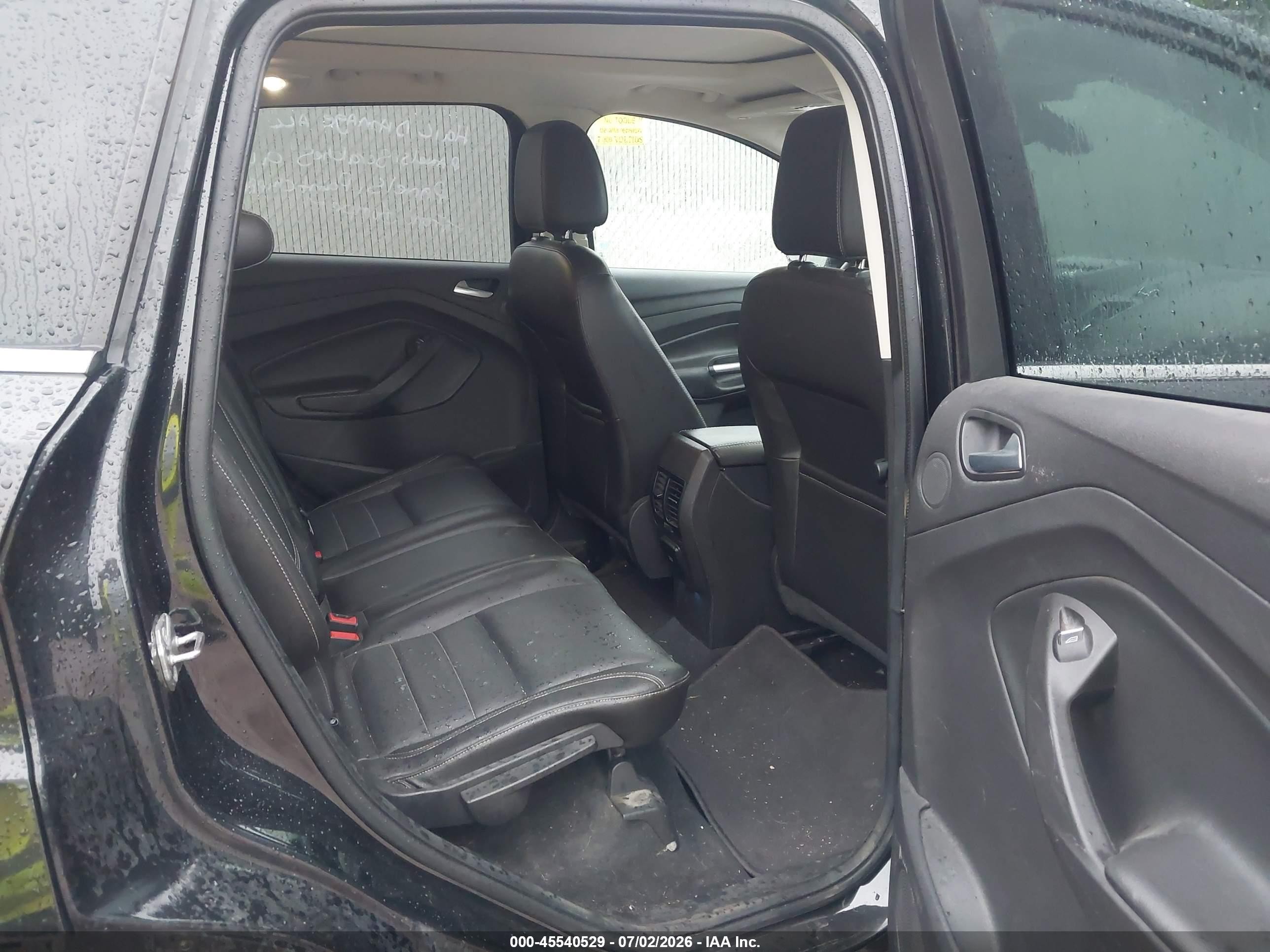 2015 Ford Escape Titanium Black vin: 1FMCU9J90FUA08633