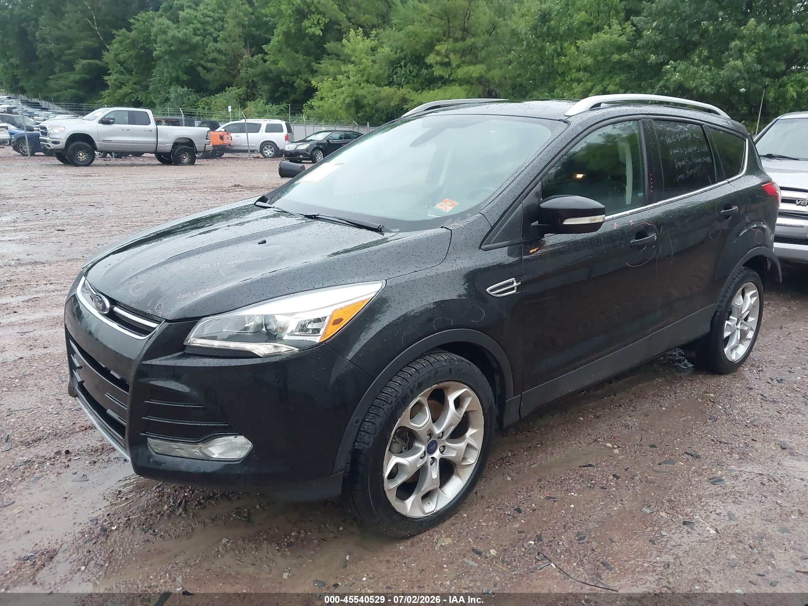 2015 Ford Escape Titanium Black vin: 1FMCU9J90FUA08633