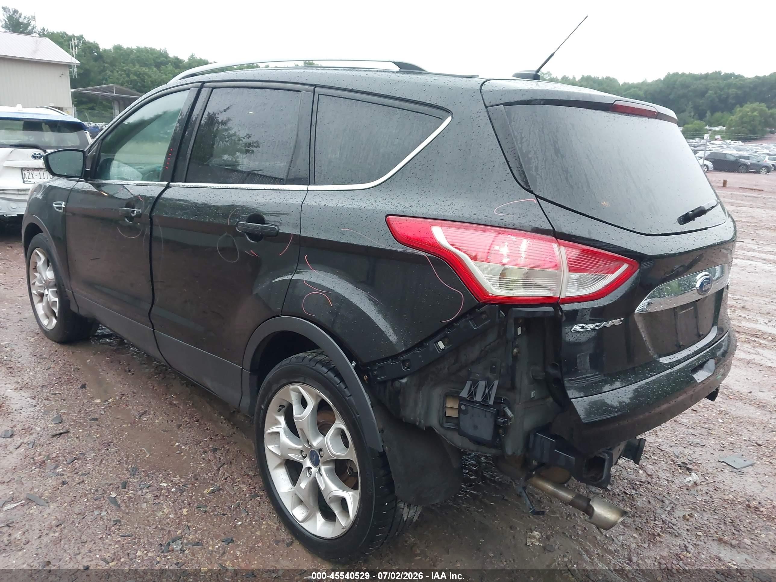 2015 Ford Escape Titanium Black vin: 1FMCU9J90FUA08633