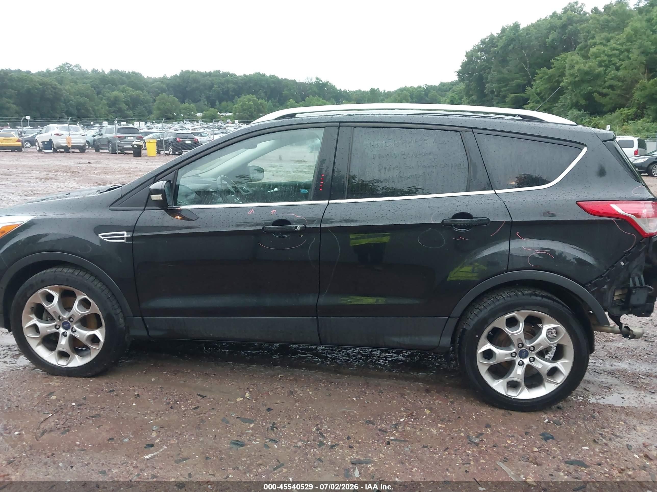 2015 Ford Escape Titanium Black vin: 1FMCU9J90FUA08633