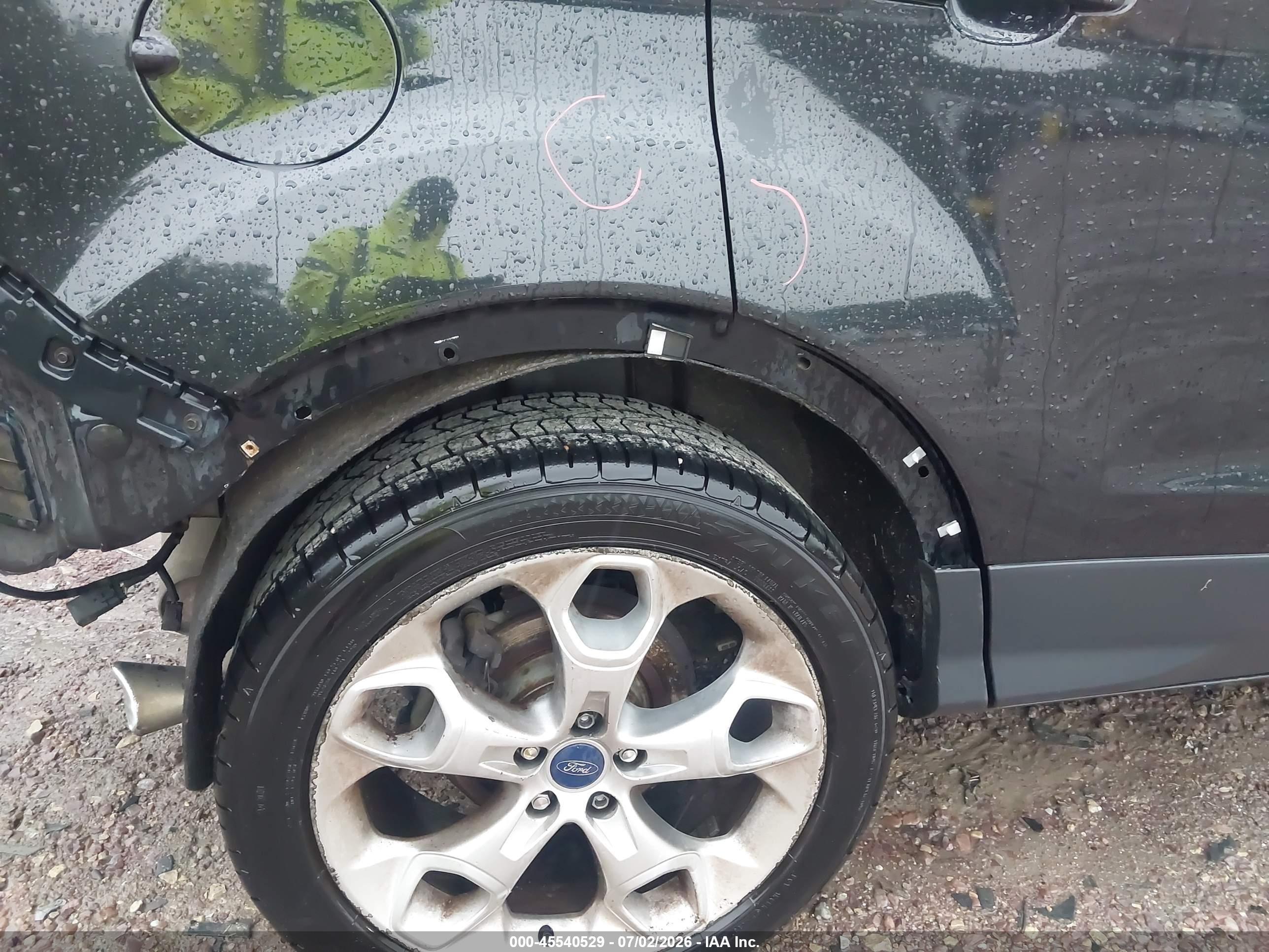 2015 Ford Escape Titanium Black vin: 1FMCU9J90FUA08633