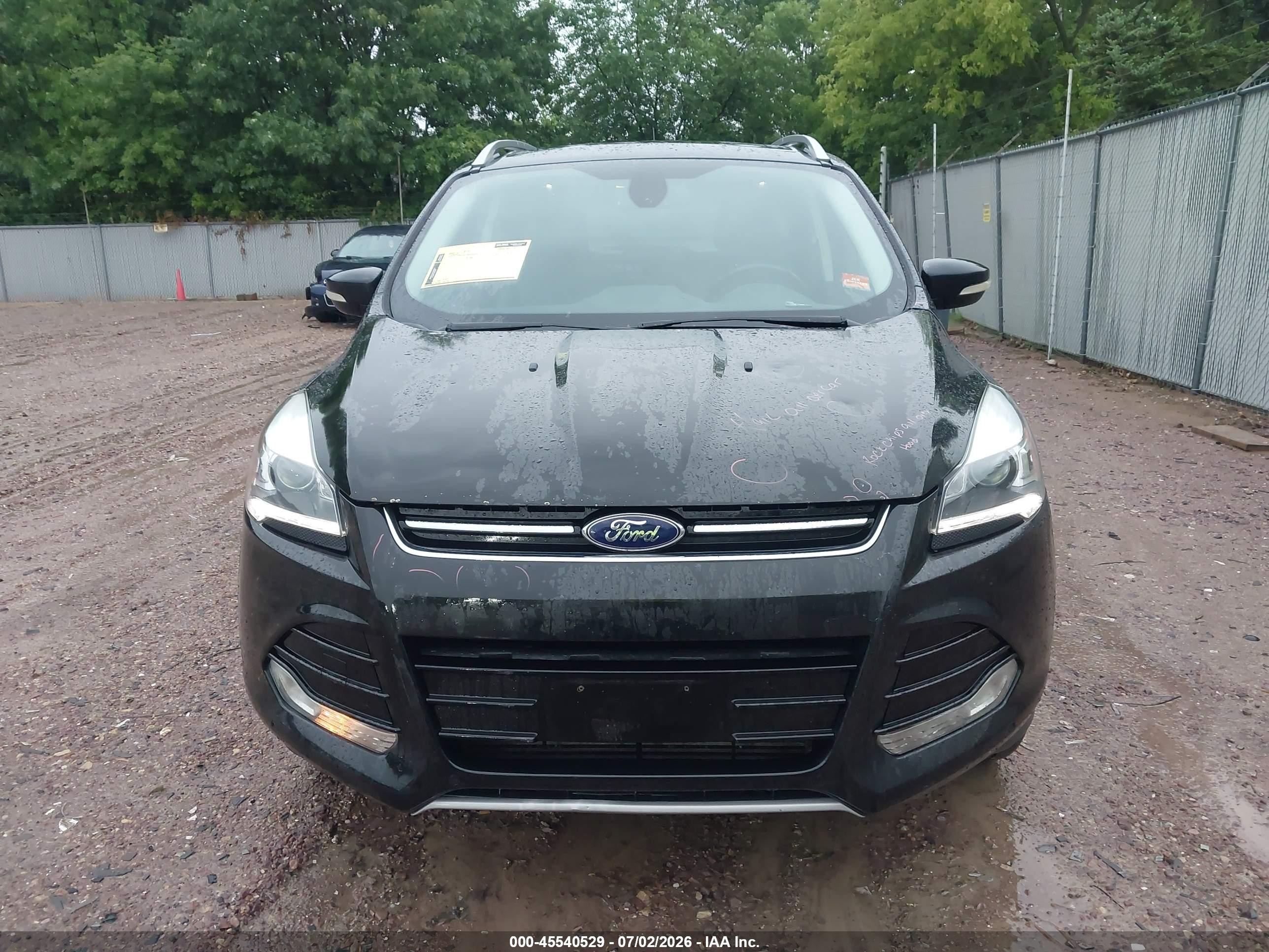 2015 Ford Escape Titanium Black vin: 1FMCU9J90FUA08633
