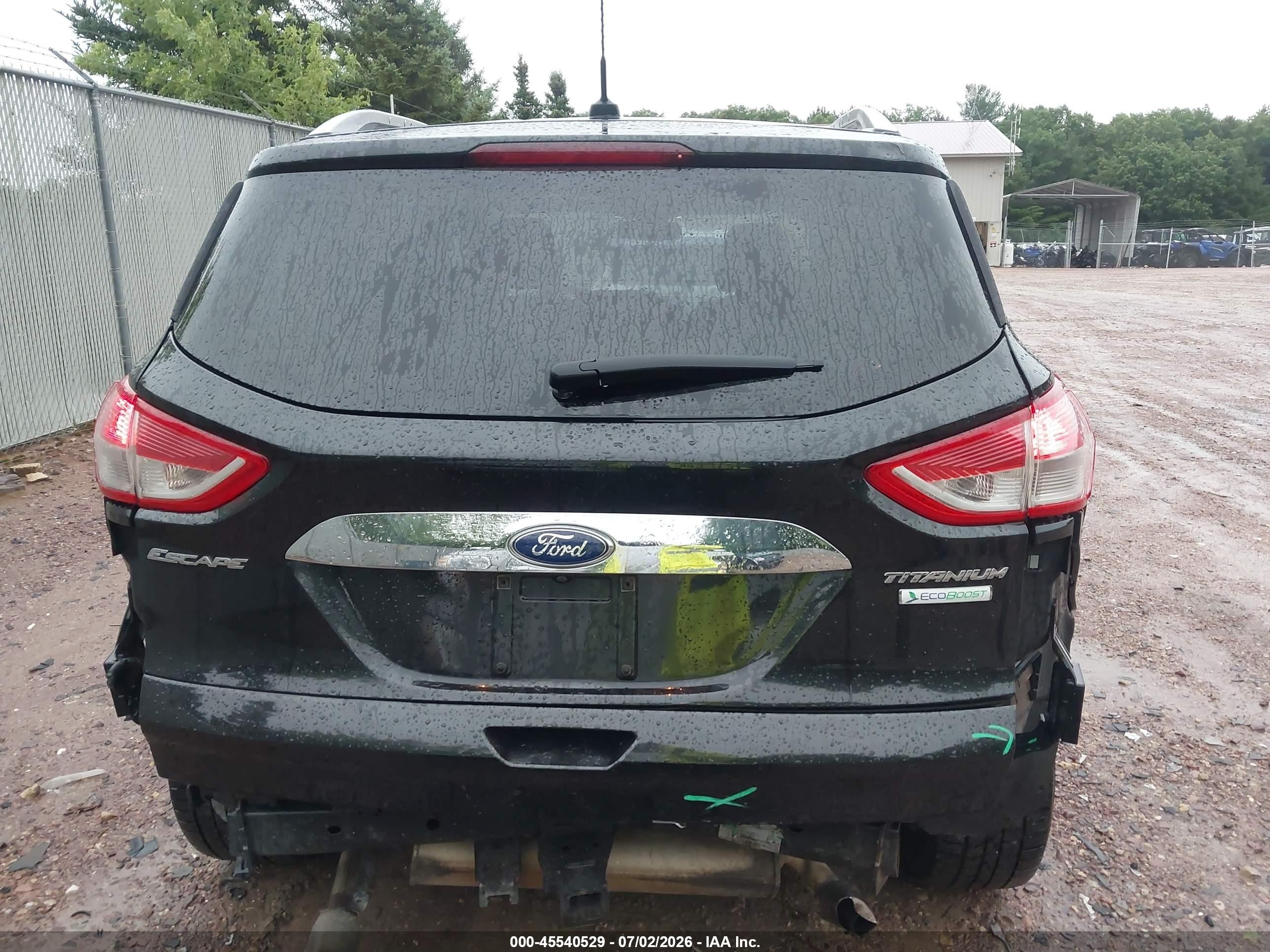 2015 Ford Escape Titanium Black vin: 1FMCU9J90FUA08633