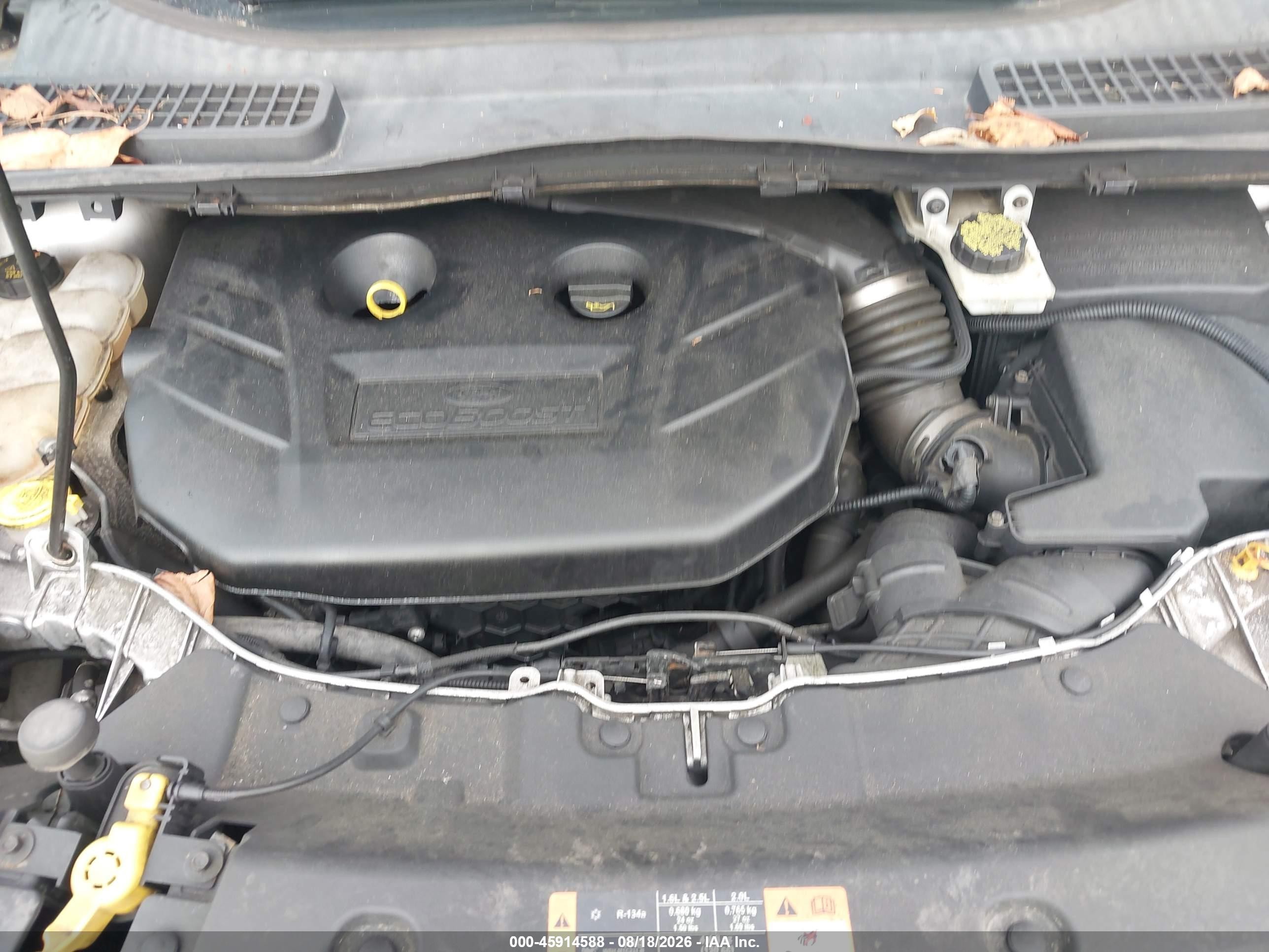 2015 Ford Escape Titanium Silver vin: 1FMCU9J90FUA69898