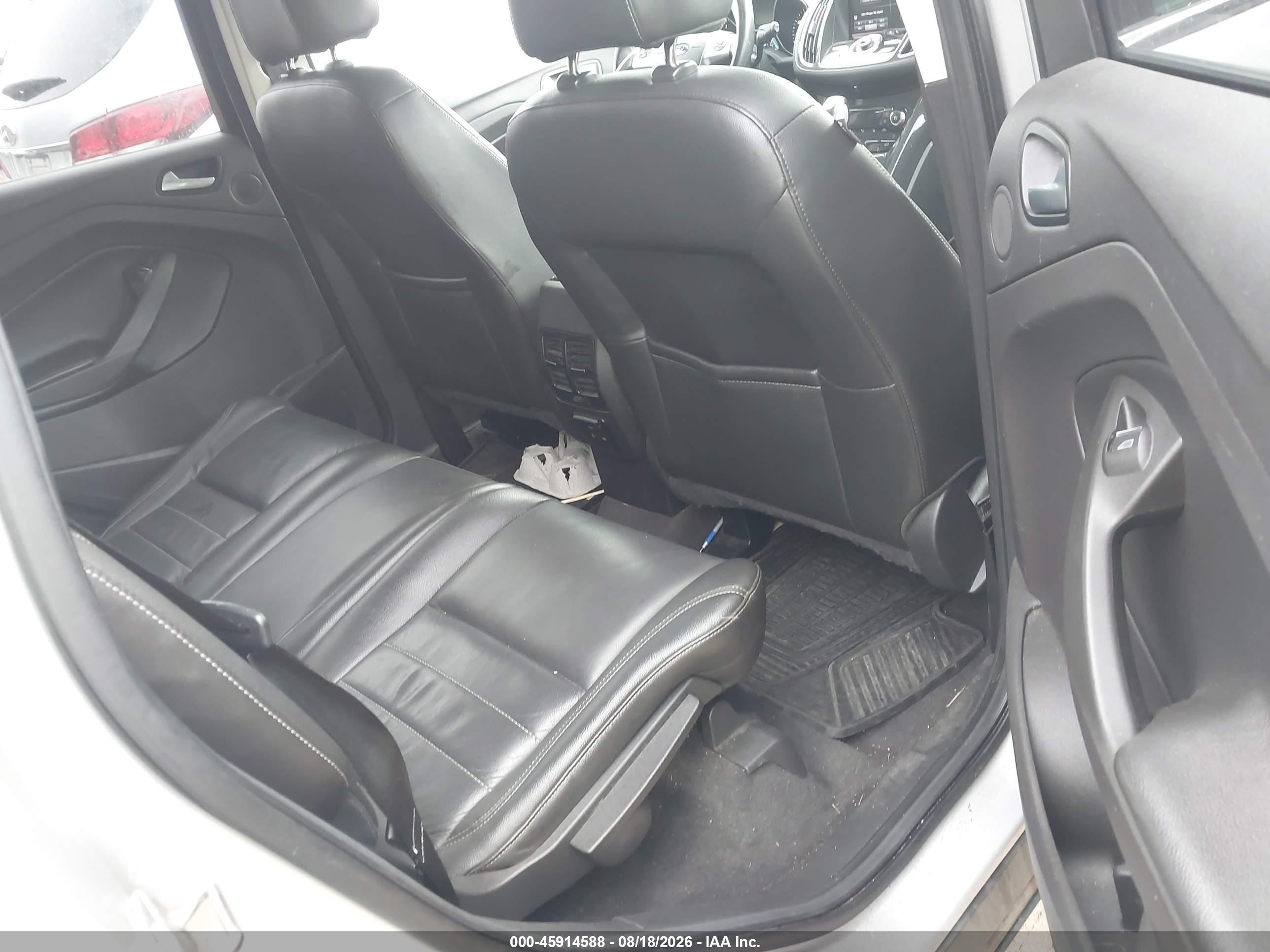 2015 Ford Escape Titanium Silver vin: 1FMCU9J90FUA69898