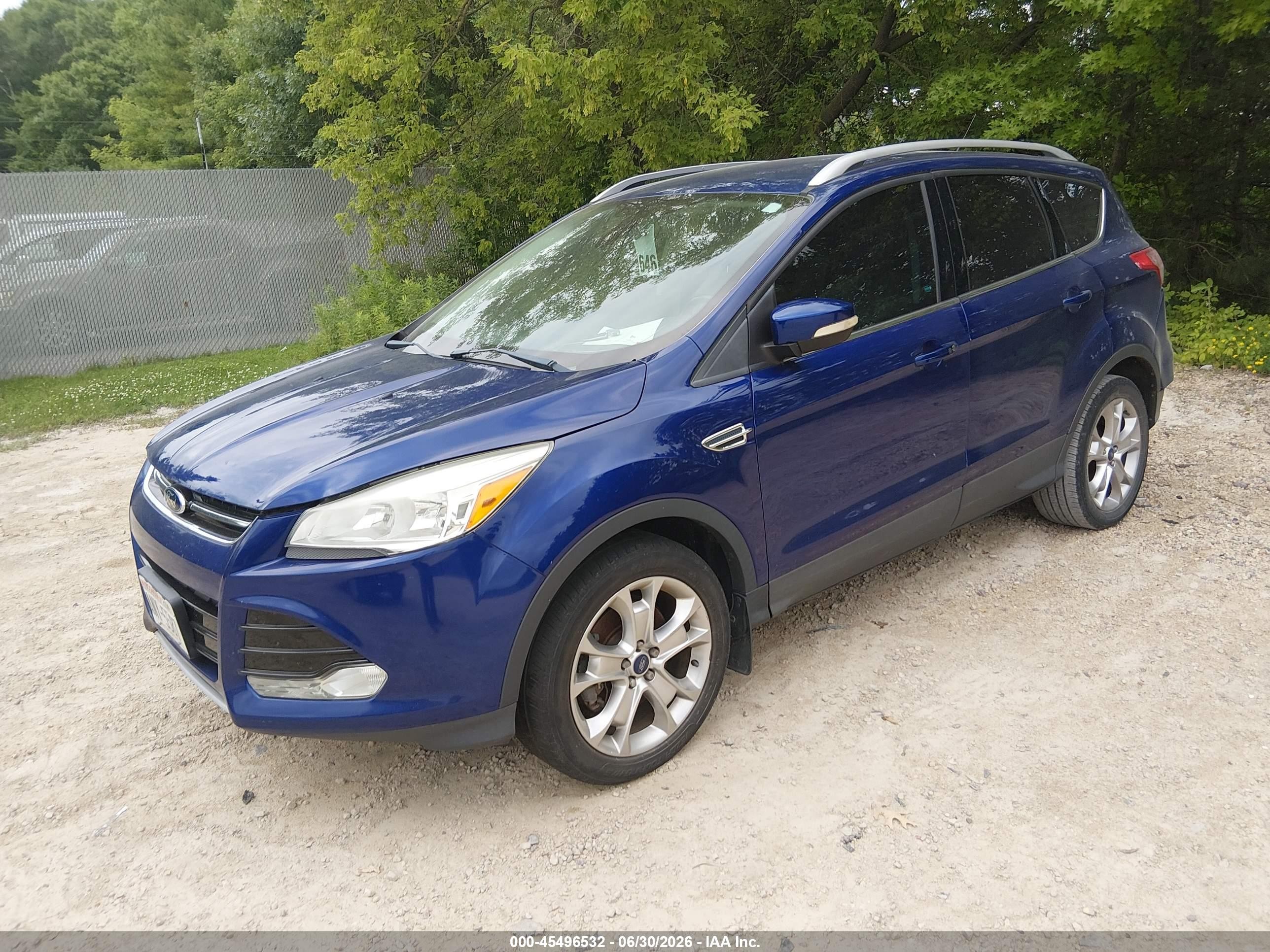 2015 Ford Escape Titanium Blue vin: 1FMCU9J90FUB09896