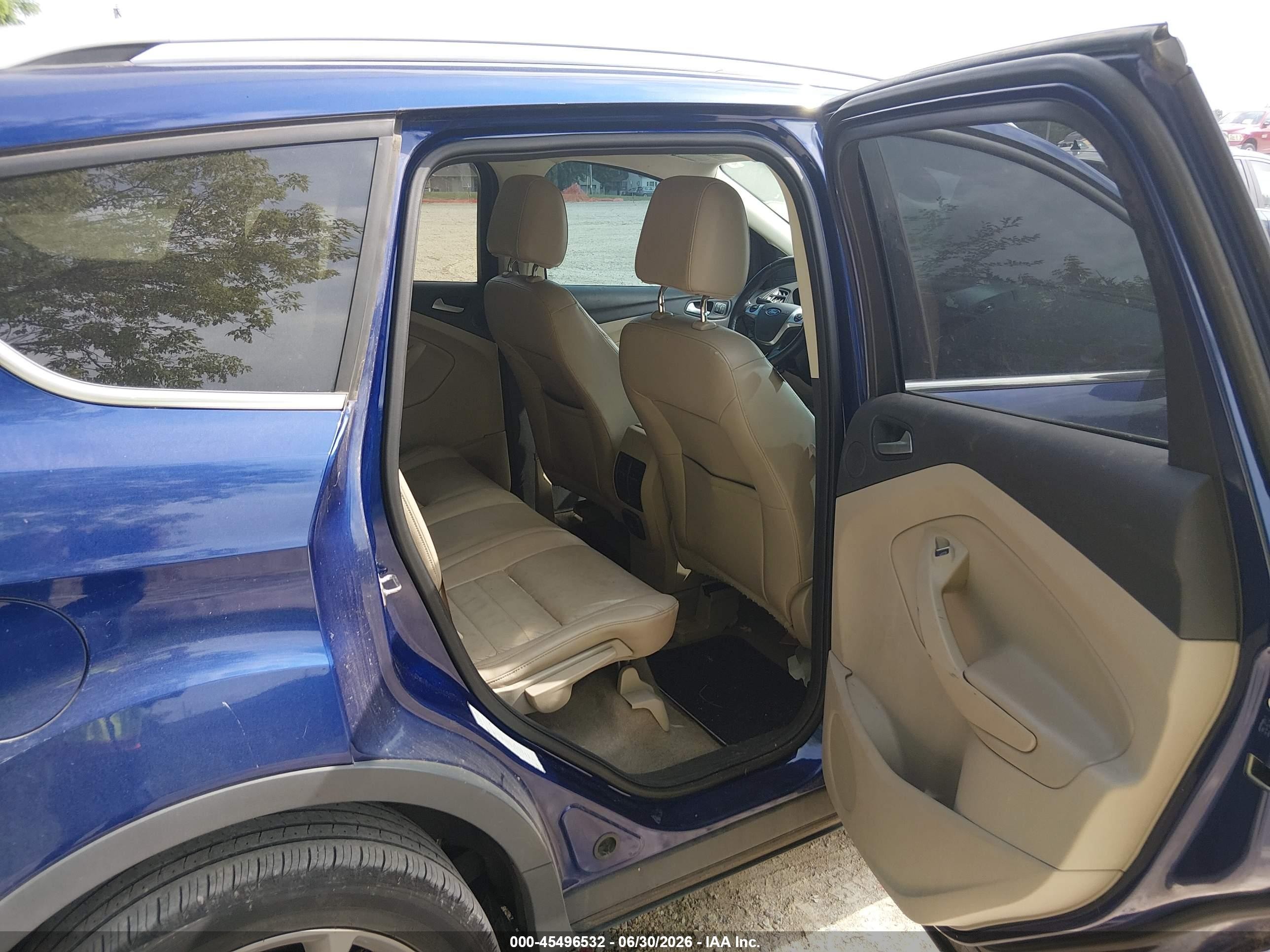 2015 Ford Escape Titanium Blue vin: 1FMCU9J90FUB09896