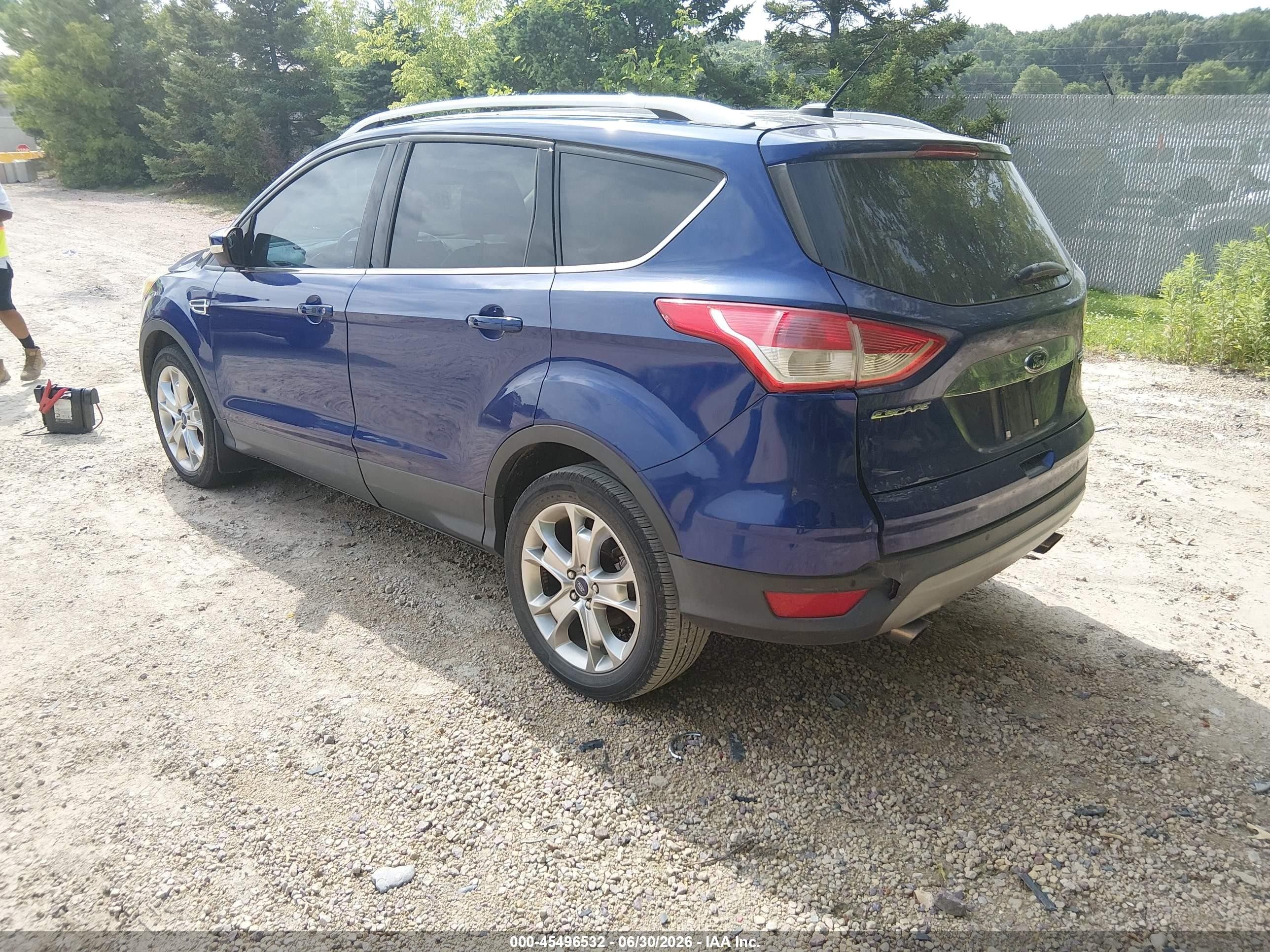 2015 Ford Escape Titanium Blue vin: 1FMCU9J90FUB09896