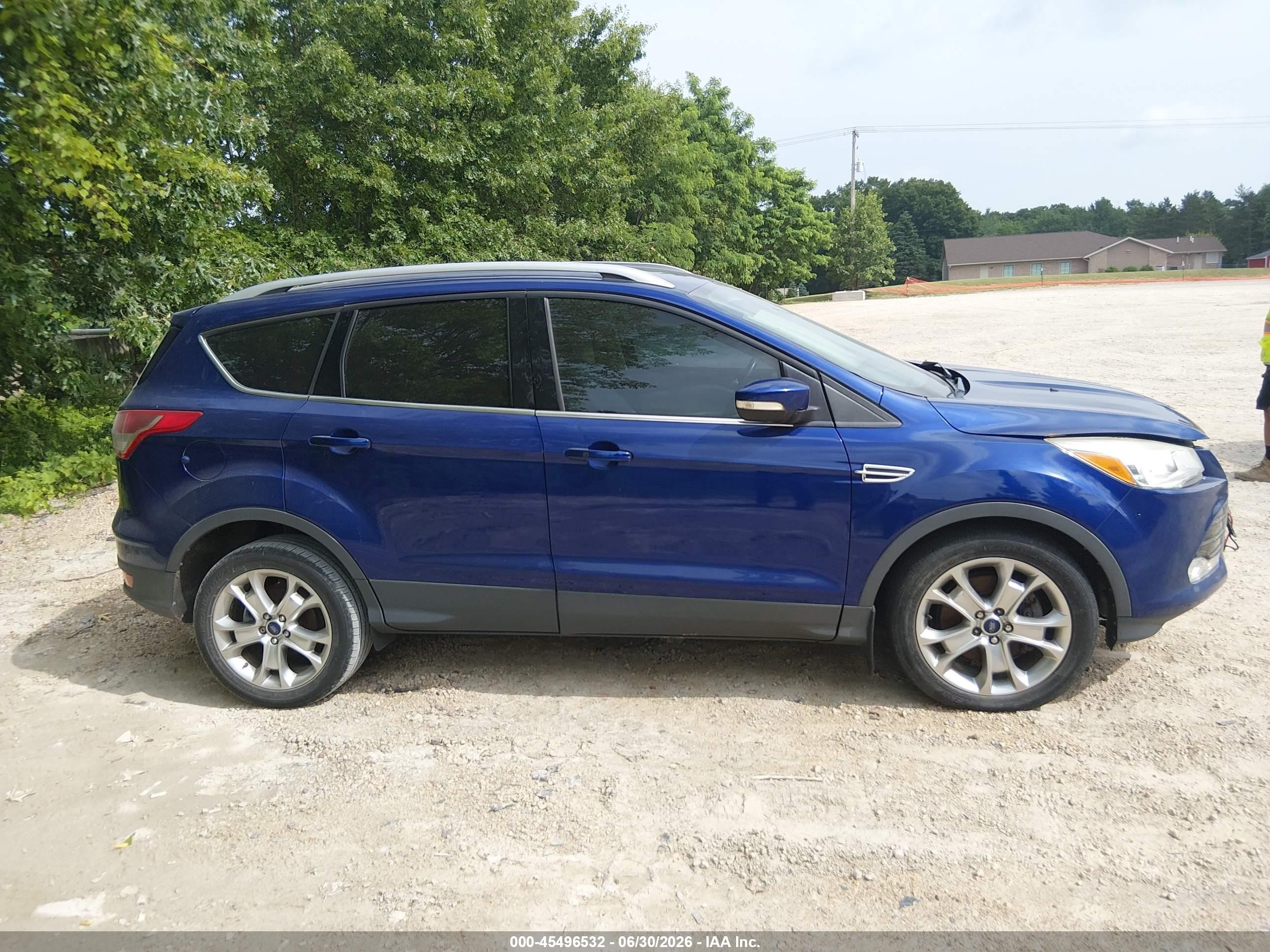 2015 Ford Escape Titanium Blue vin: 1FMCU9J90FUB09896