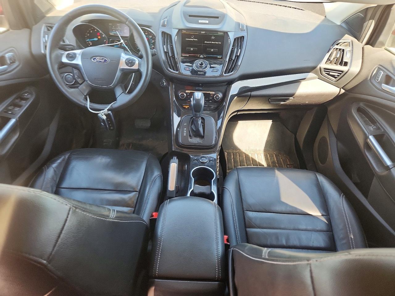 2015 Ford Escape Titanium Red vin: 1FMCU9J90FUB57771