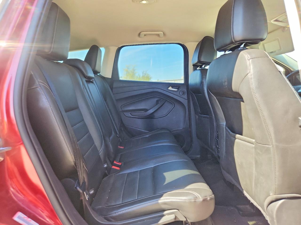 2015 Ford Escape Titanium Red vin: 1FMCU9J90FUB57771