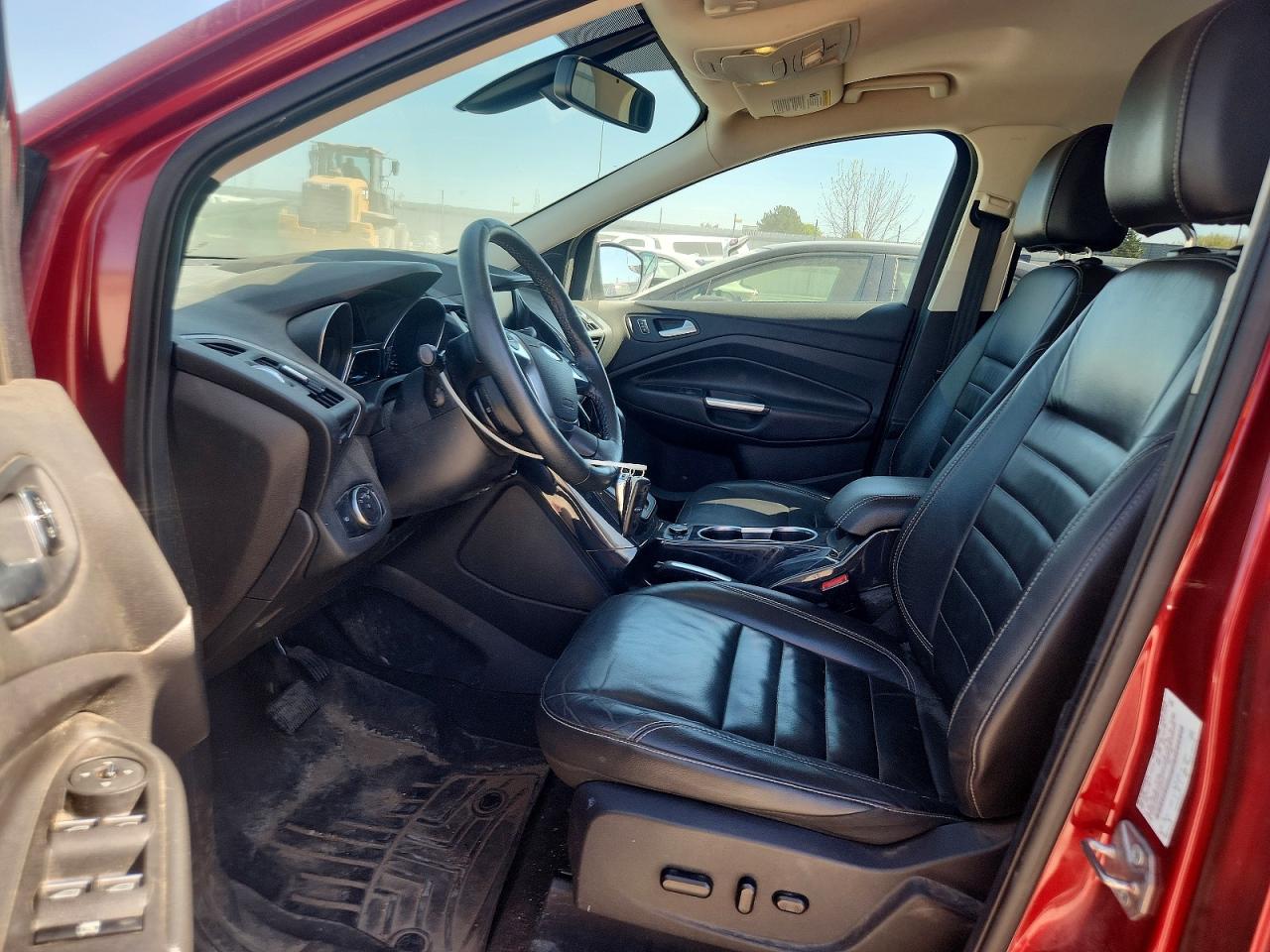 2015 Ford Escape Titanium Red vin: 1FMCU9J90FUB57771