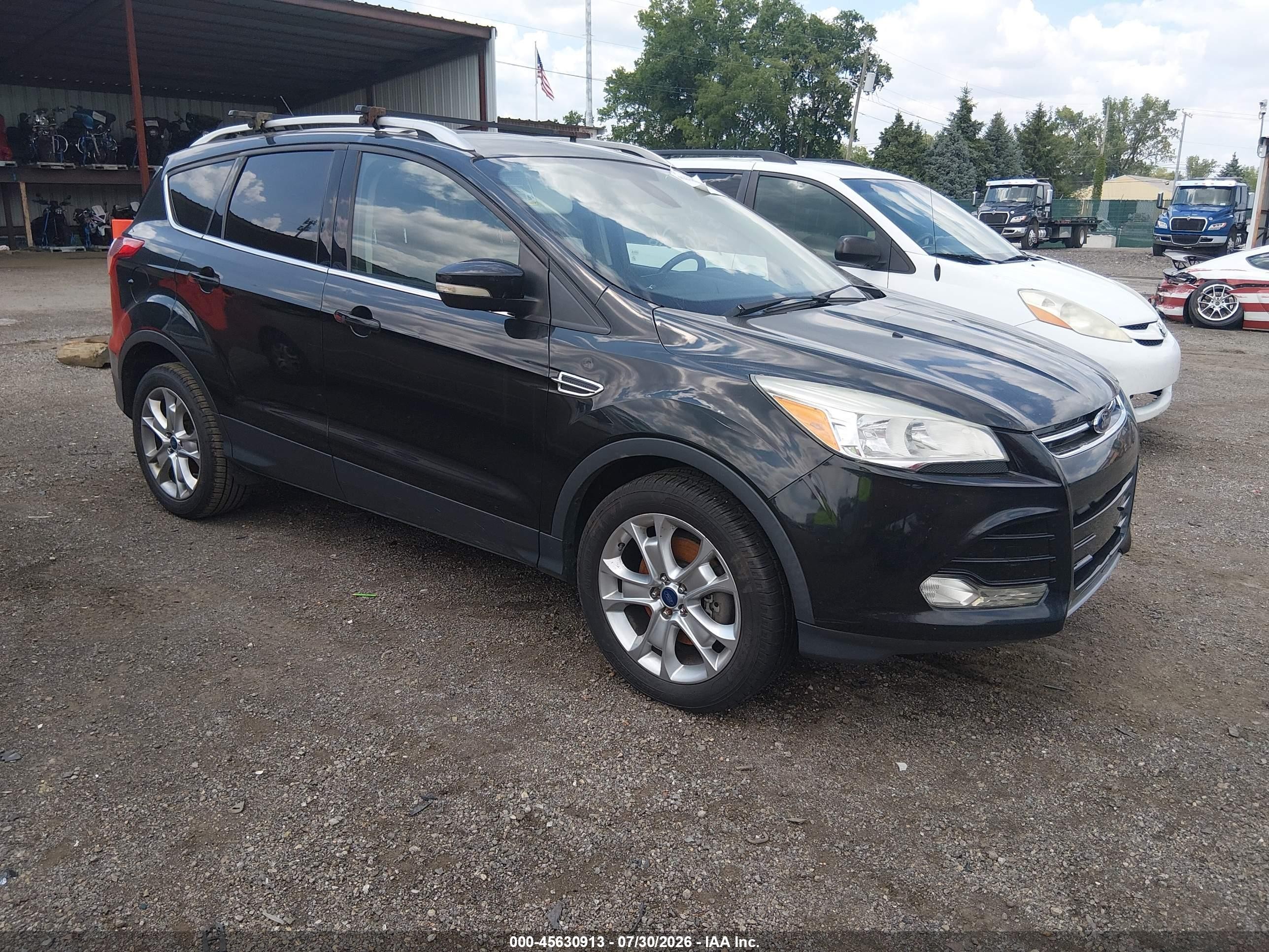 2015 Ford Escape Titanium Black vin: 1FMCU9J90FUB58791