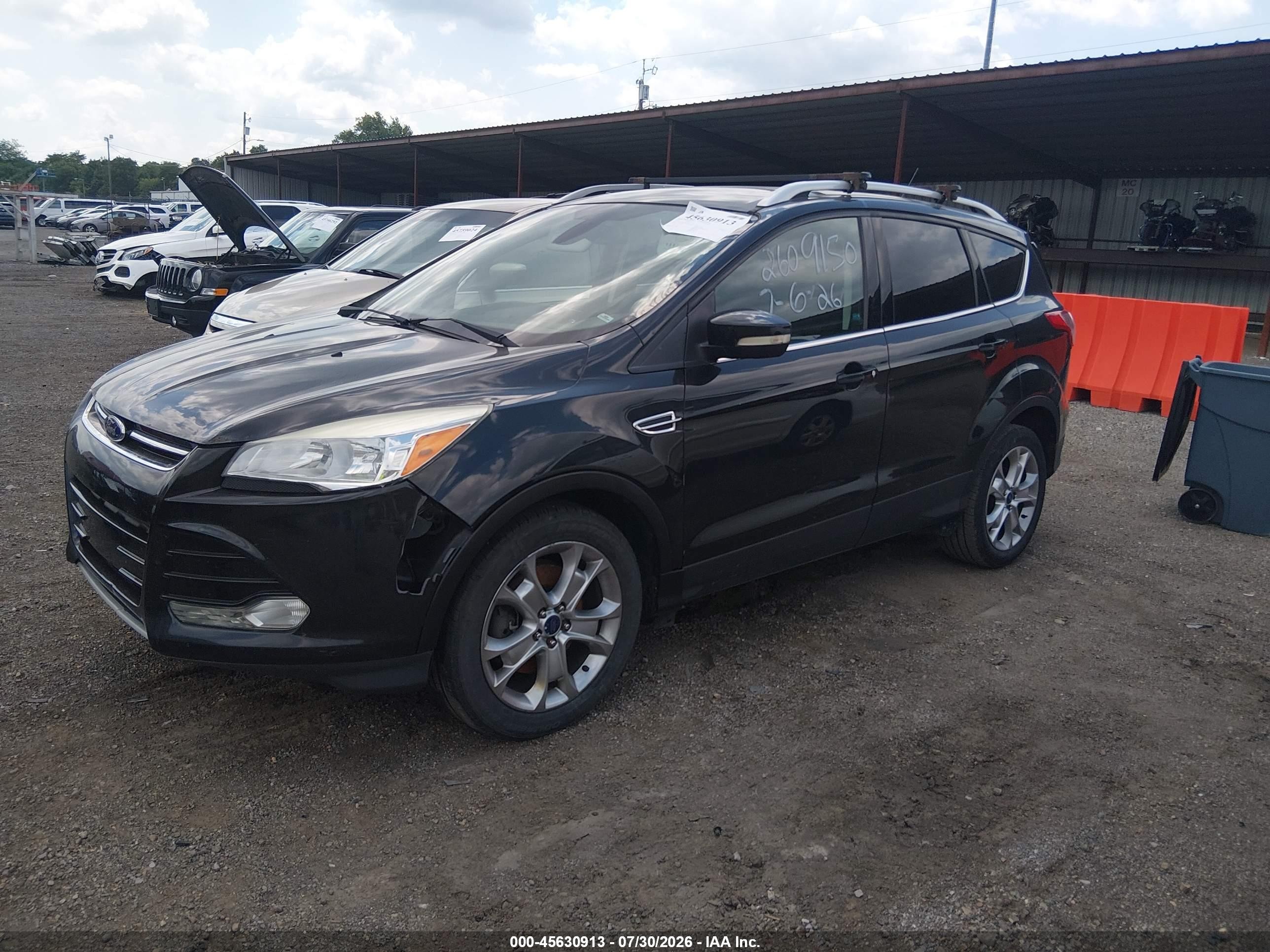 2015 Ford Escape Titanium Black vin: 1FMCU9J90FUB58791