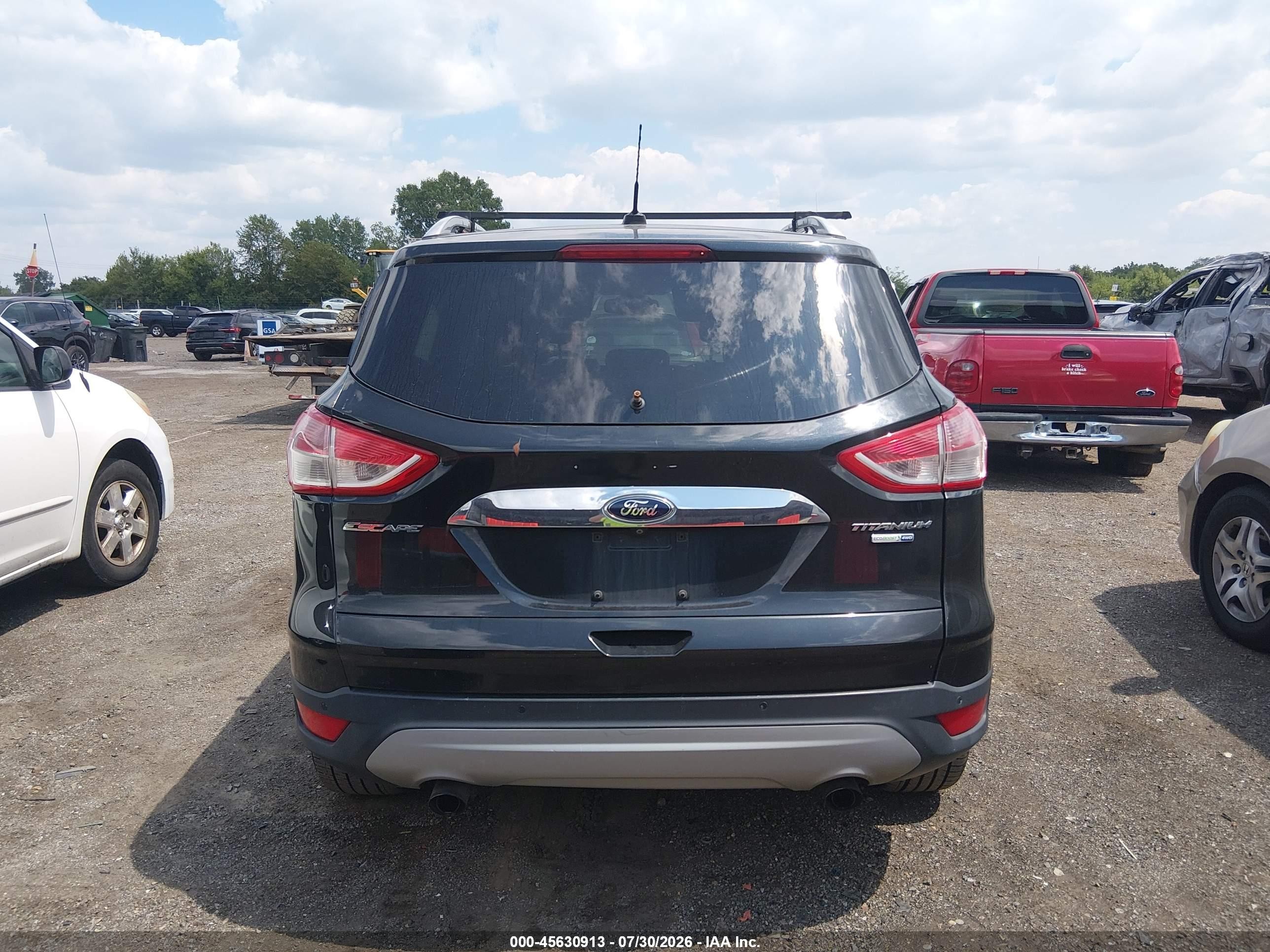 2015 Ford Escape Titanium Black vin: 1FMCU9J90FUB58791