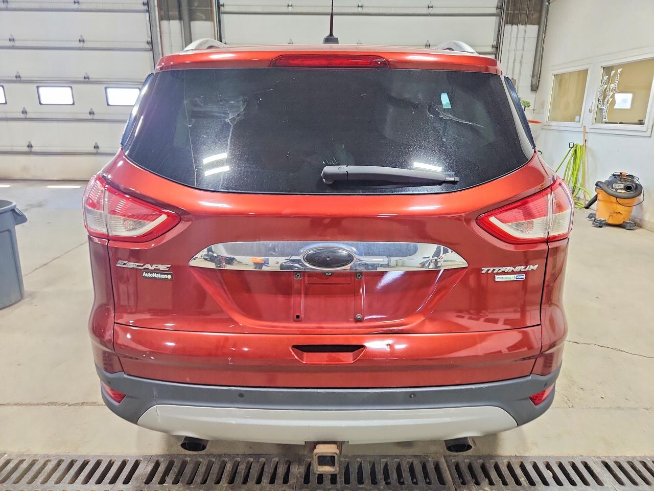 2015 Ford Escape Titanium Maroon vin: 1FMCU9J90FUB62422