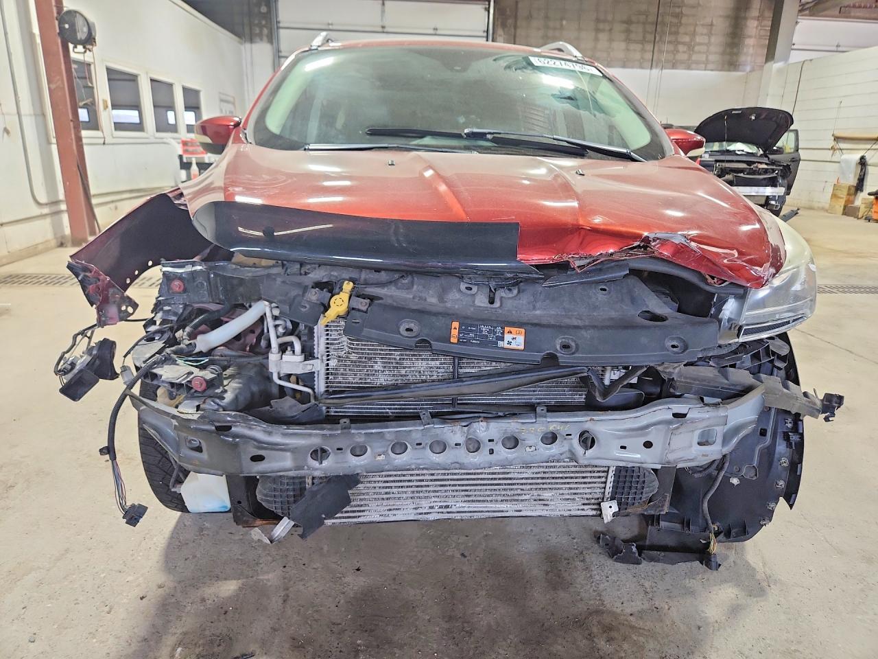 2015 Ford Escape Titanium Maroon vin: 1FMCU9J90FUB62422