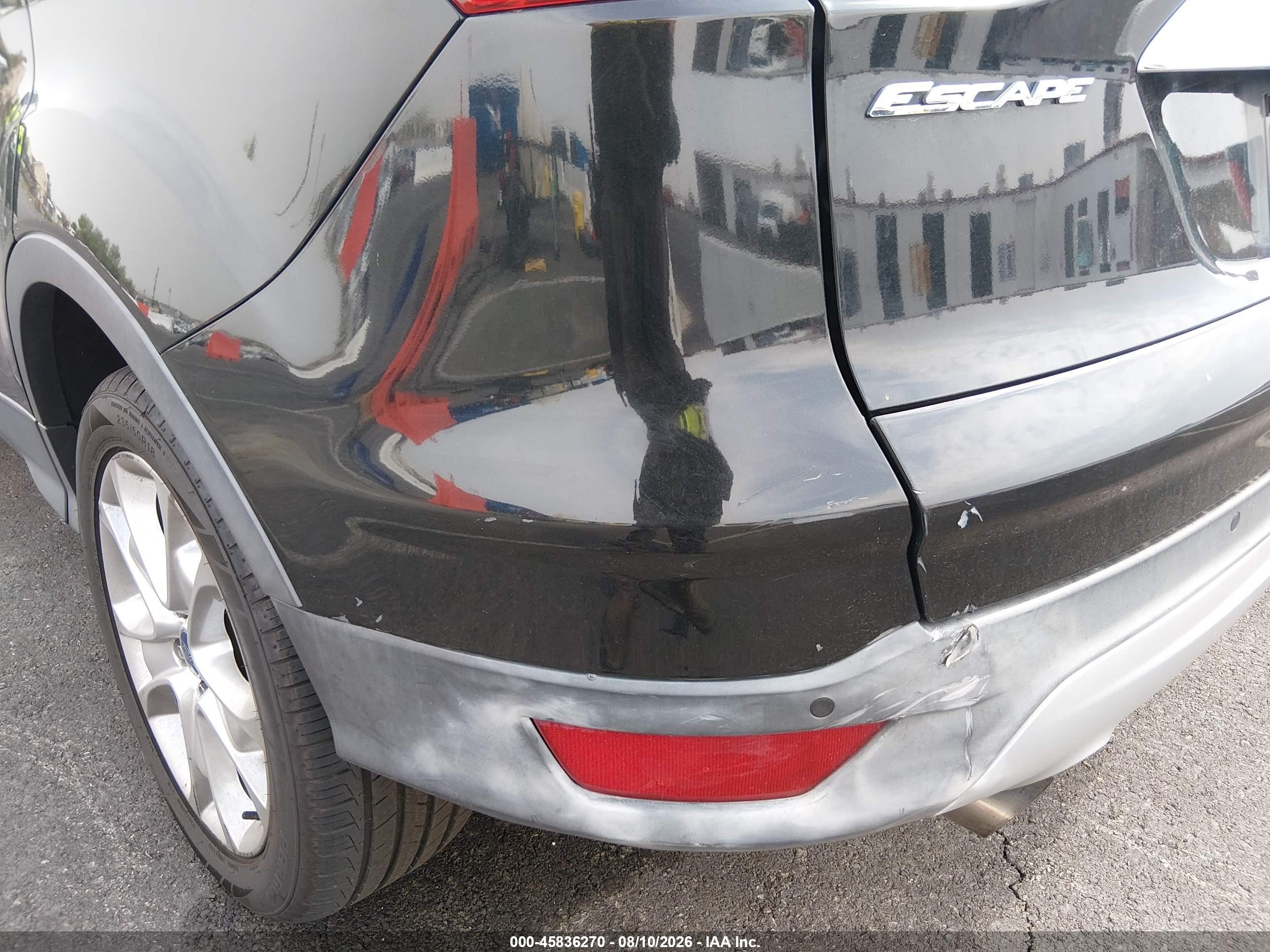 2015 Ford Escape Titanium Black vin: 1FMCU9J90FUB96070