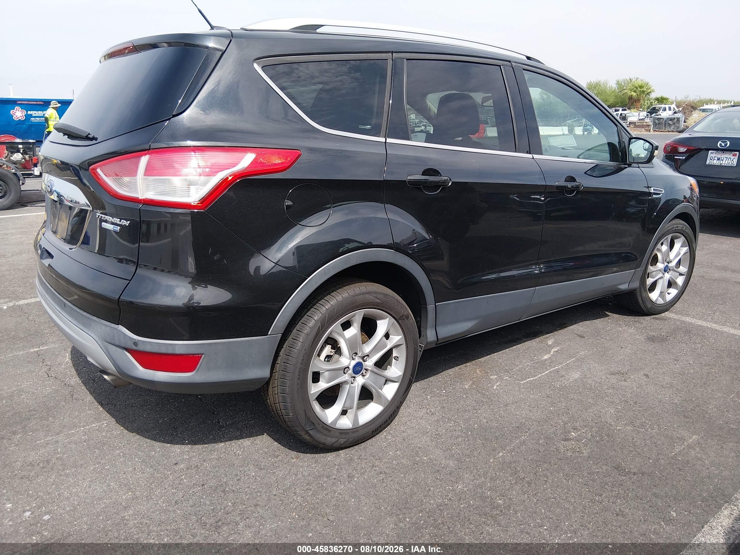 2015 Ford Escape Titanium Black vin: 1FMCU9J90FUB96070
