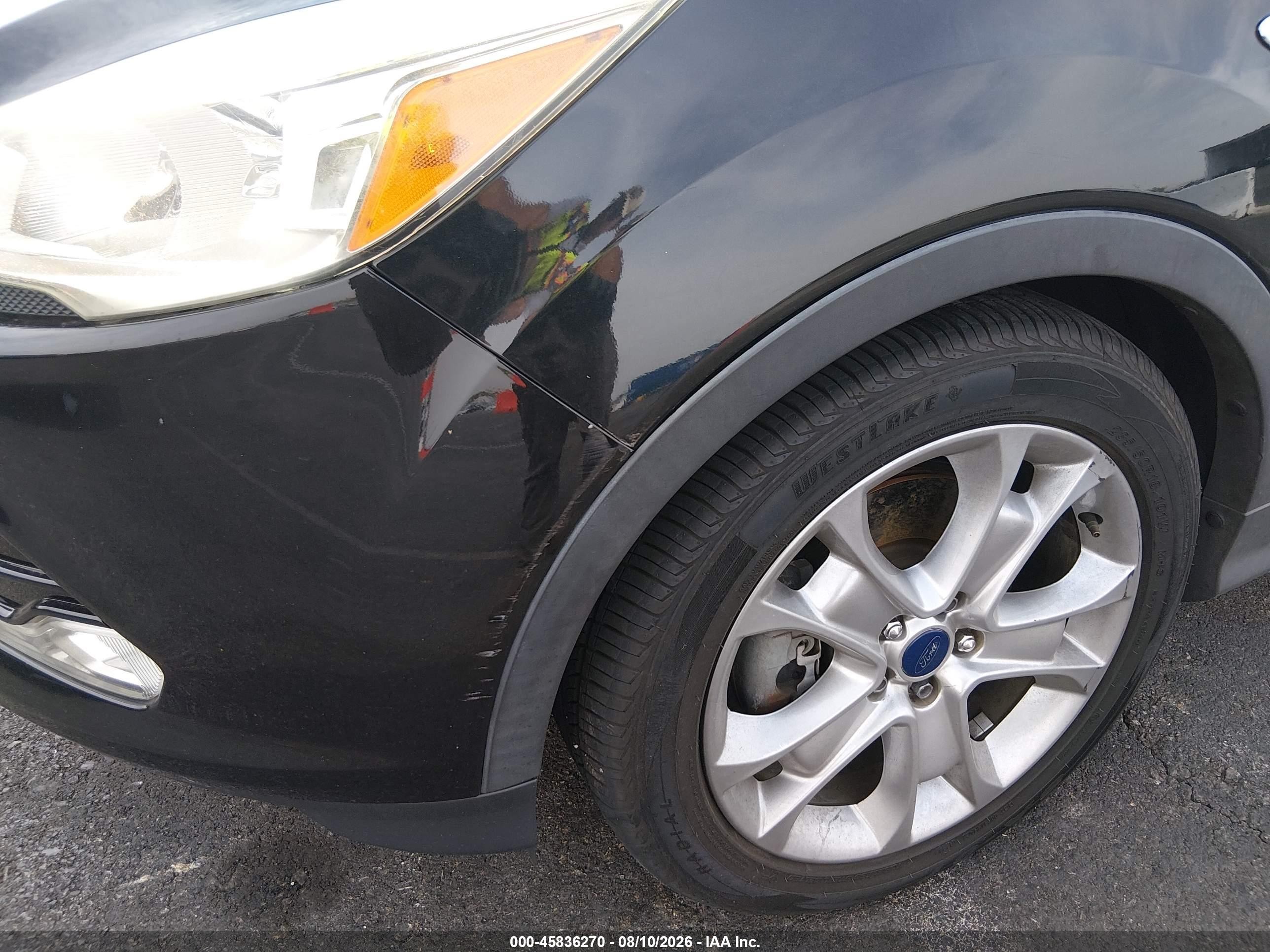 2015 Ford Escape Titanium Black vin: 1FMCU9J90FUB96070