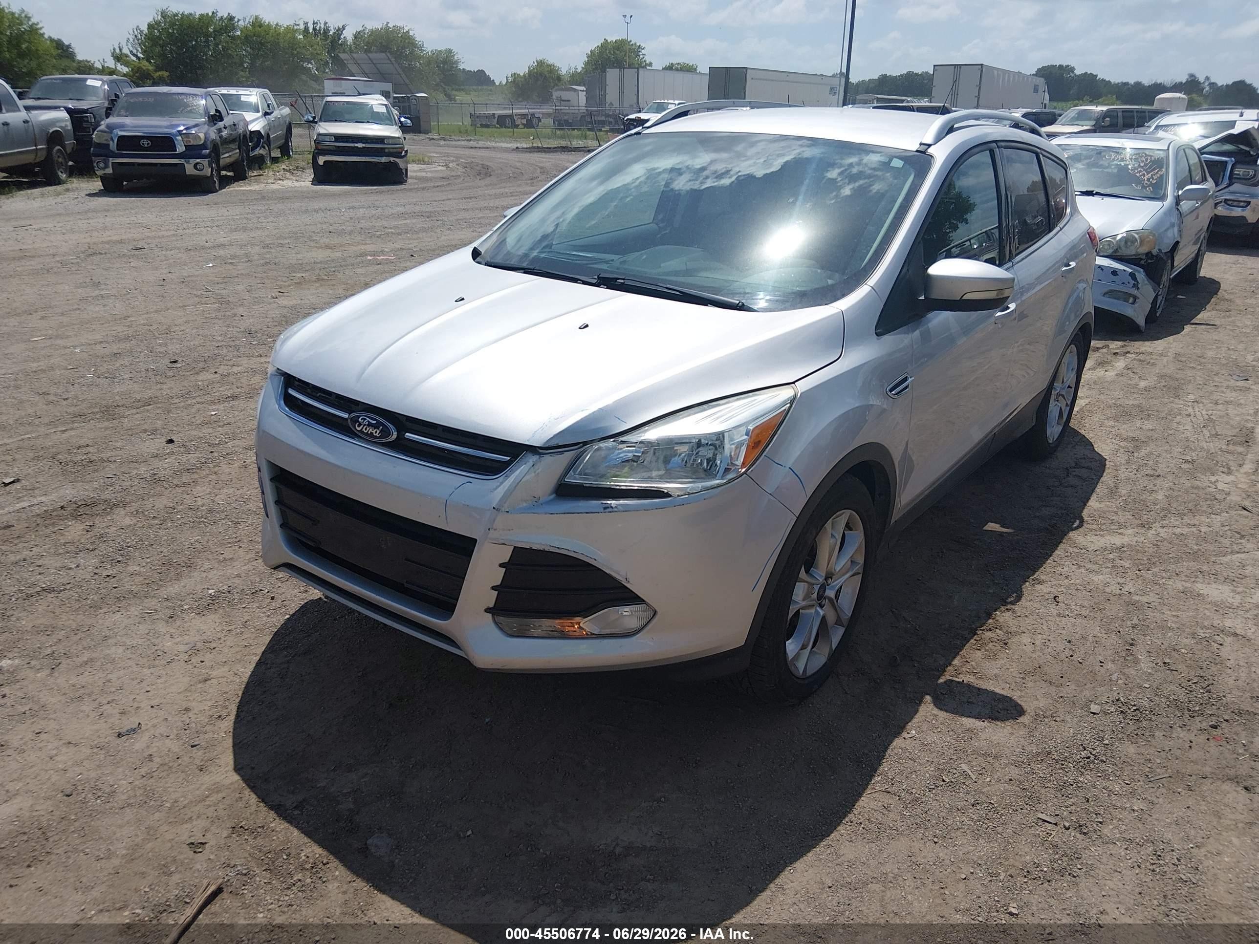 2015 Ford Escape Titanium Silver vin: 1FMCU9J90FUC79501