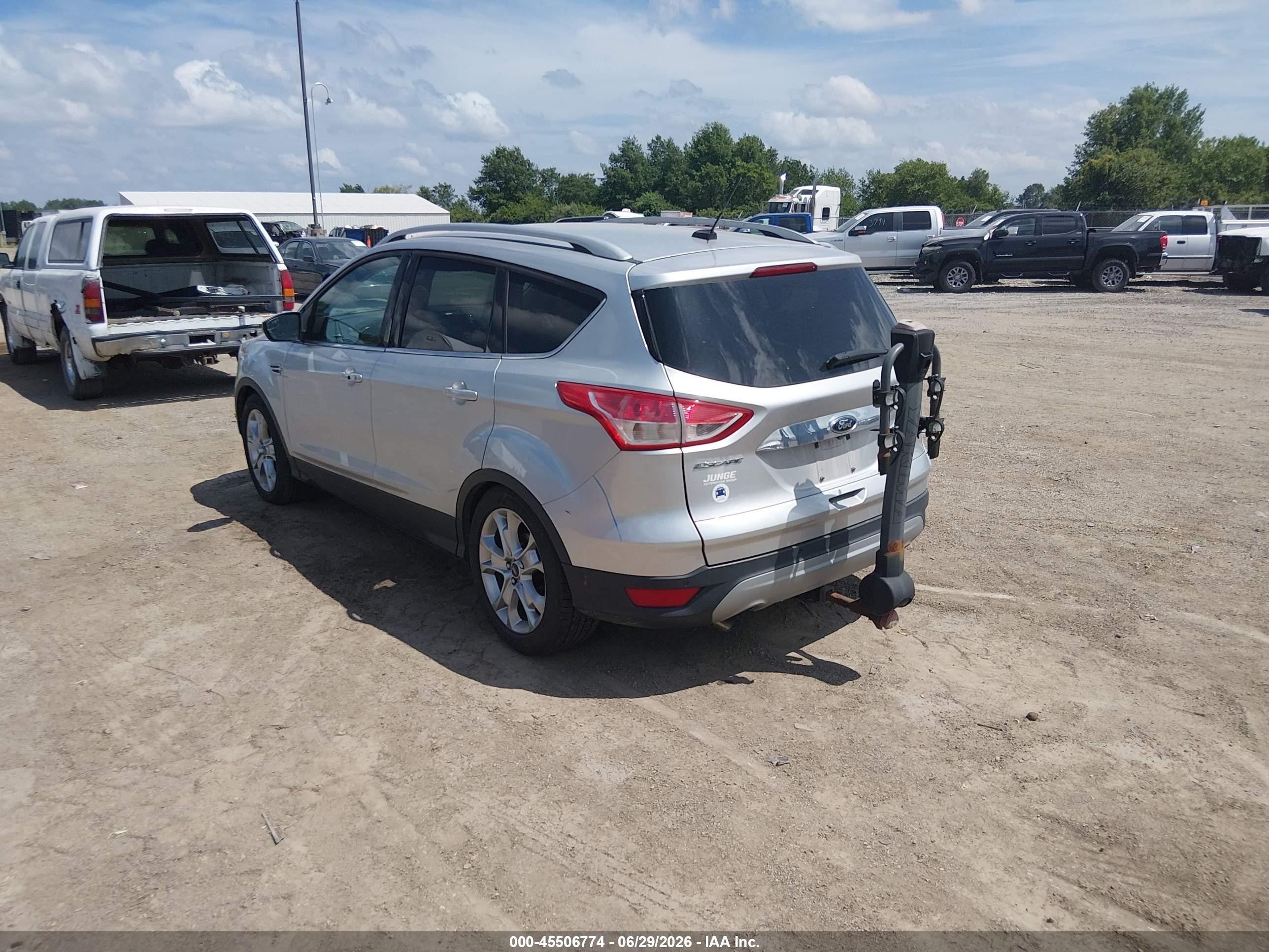 2015 Ford Escape Titanium Silver vin: 1FMCU9J90FUC79501