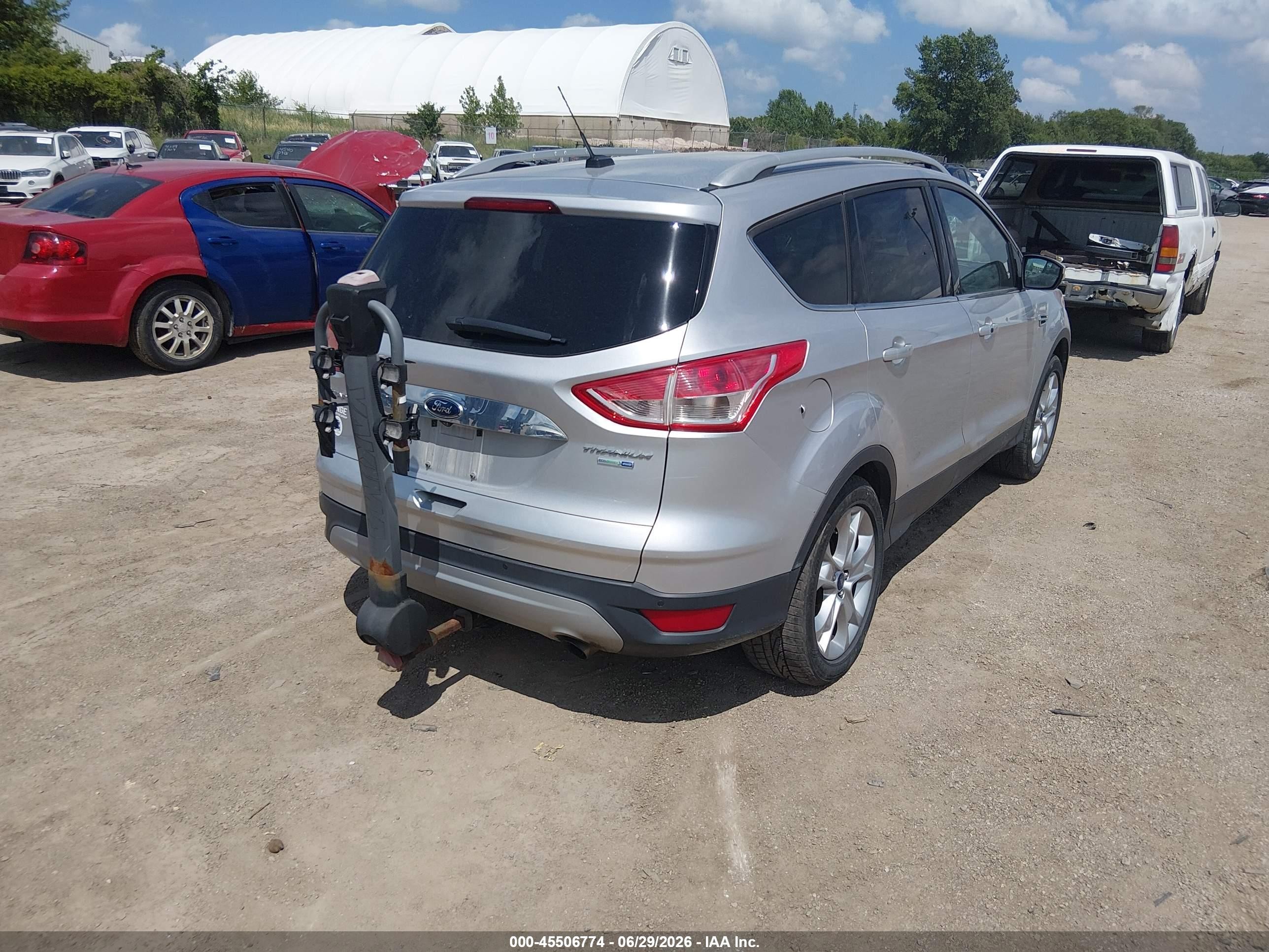 2015 Ford Escape Titanium Silver vin: 1FMCU9J90FUC79501