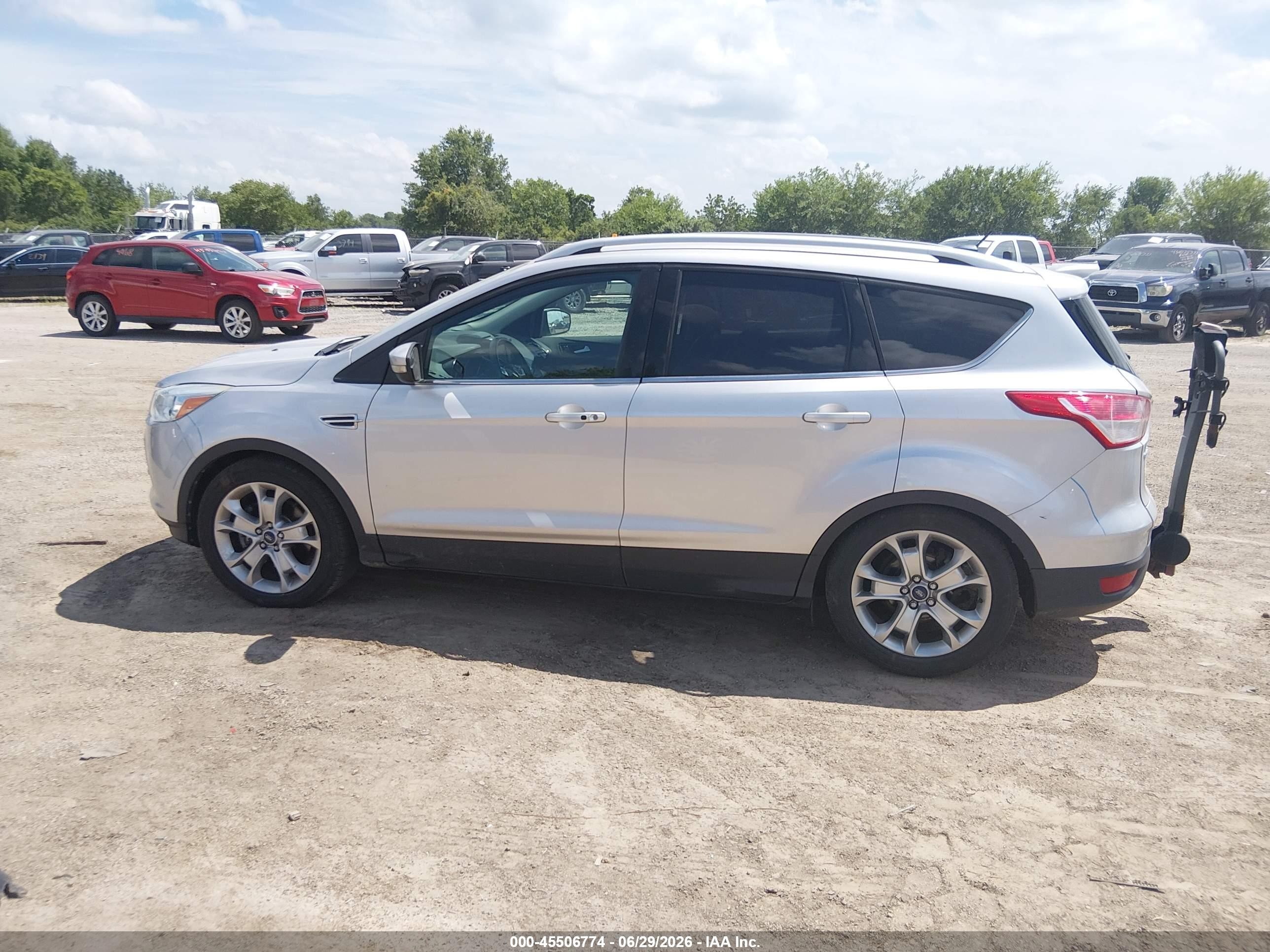 2015 Ford Escape Titanium Silver vin: 1FMCU9J90FUC79501
