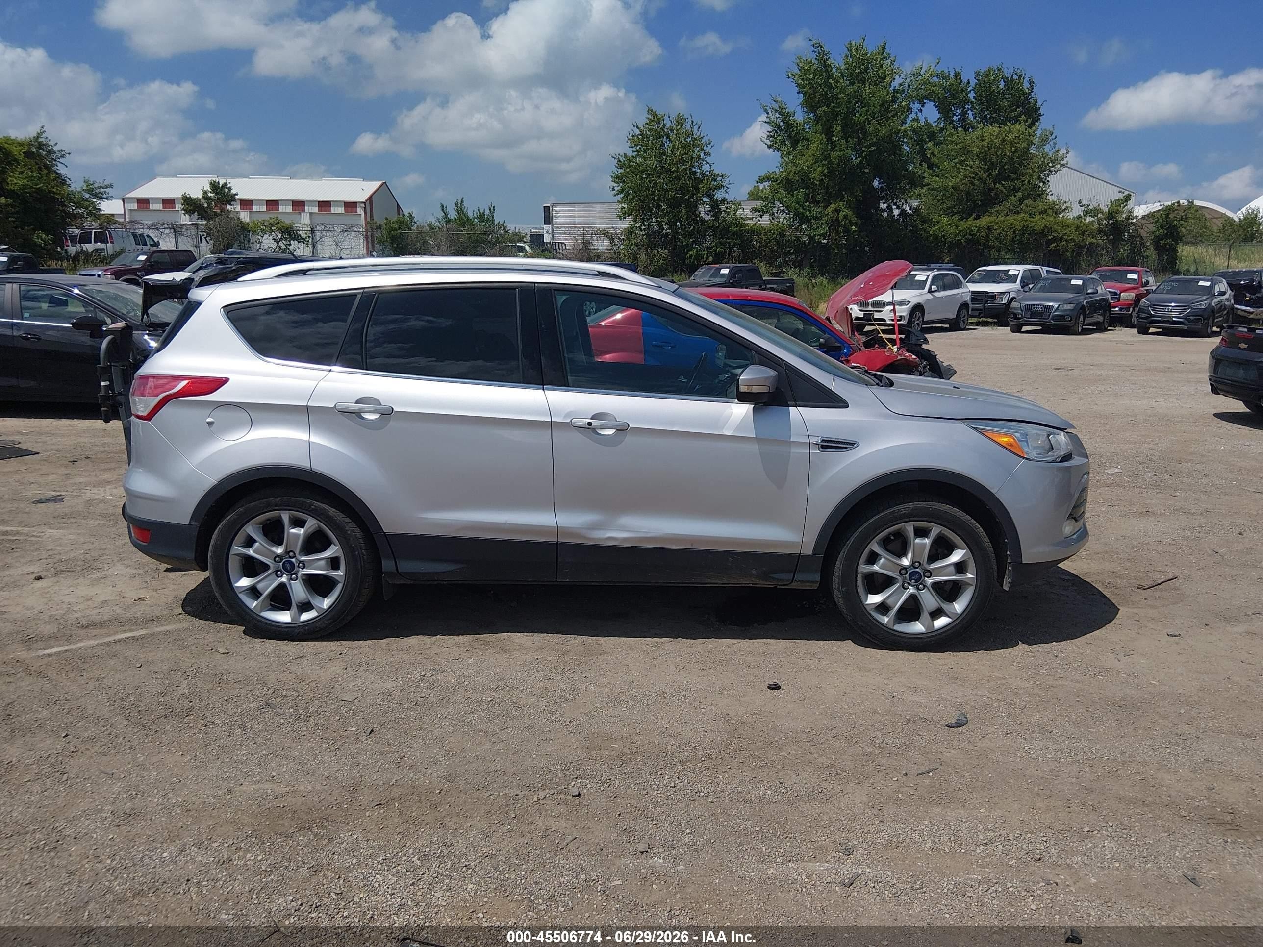 2015 Ford Escape Titanium Silver vin: 1FMCU9J90FUC79501