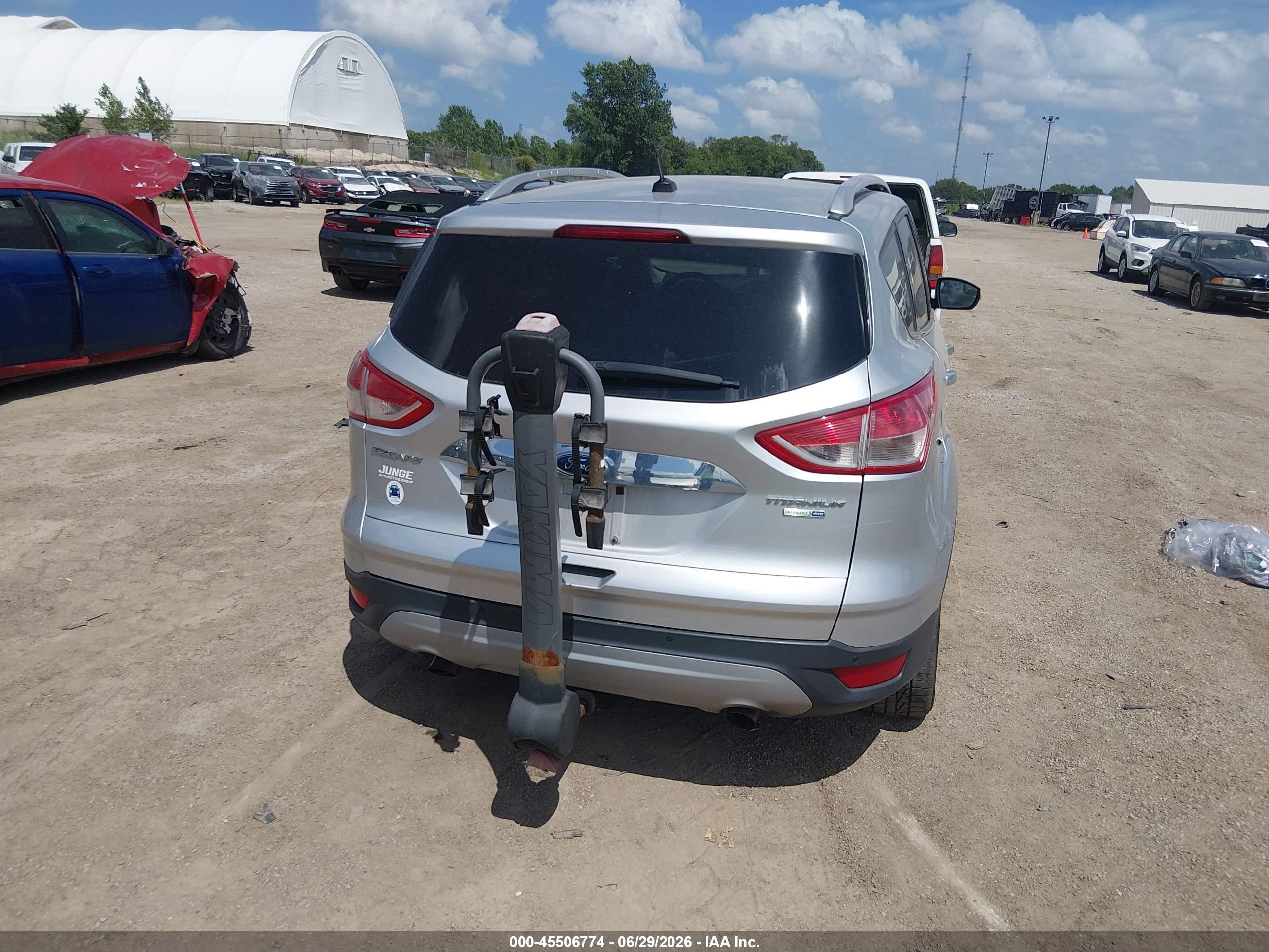 2015 Ford Escape Titanium Silver vin: 1FMCU9J90FUC79501