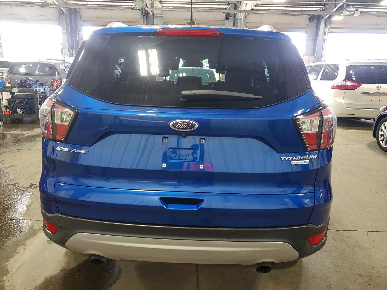 2017 Ford Escape Titanium Blue vin: 1FMCU9J90HUD00138