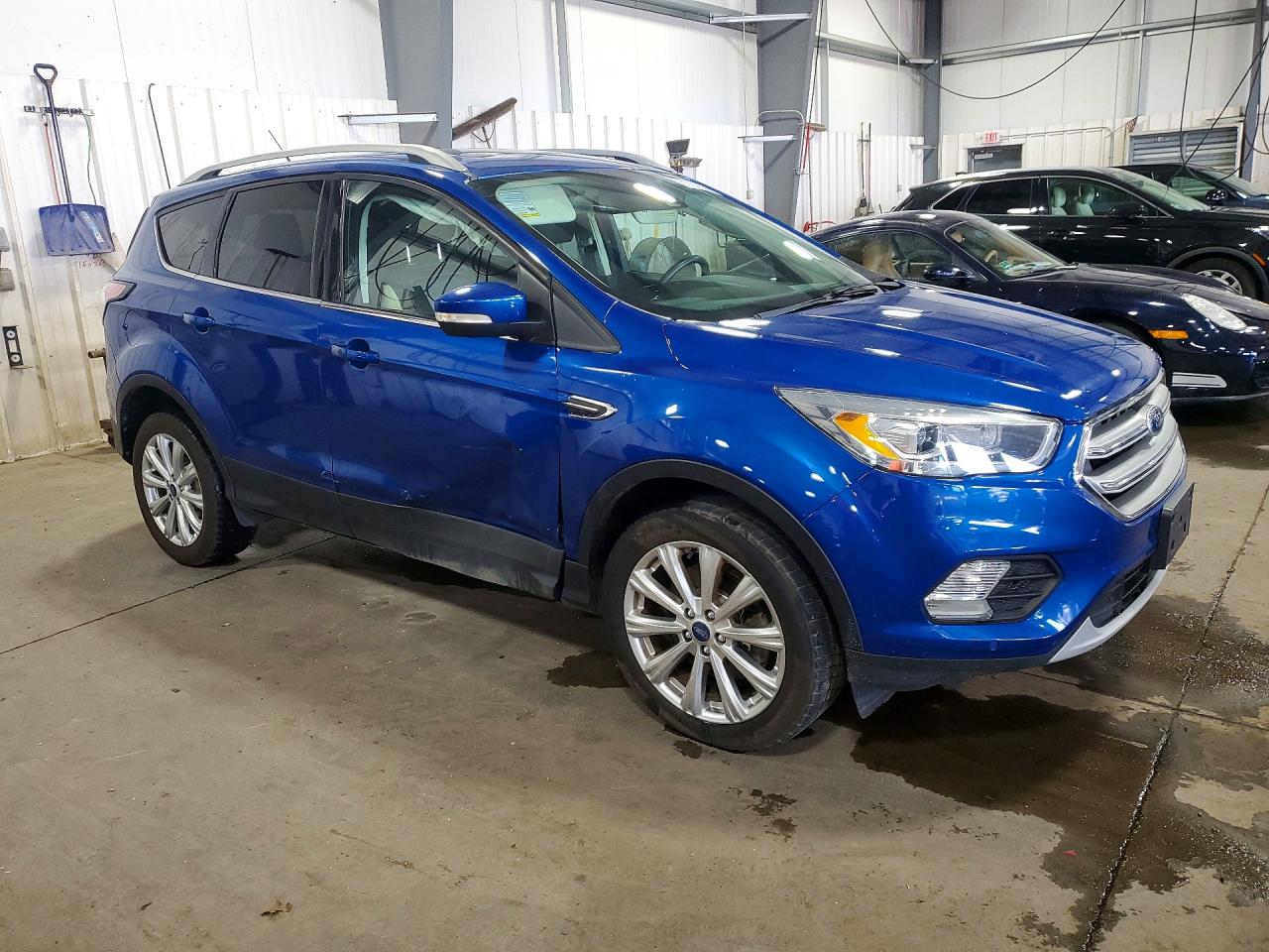 2017 Ford Escape Titanium Blue vin: 1FMCU9J90HUD00138