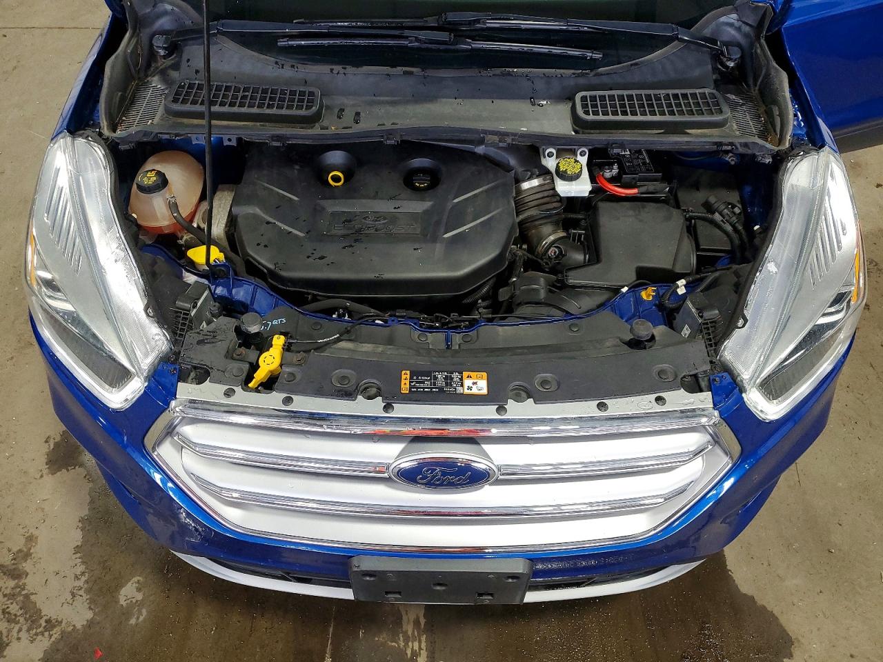 2017 Ford Escape Titanium Blue vin: 1FMCU9J90HUD00138