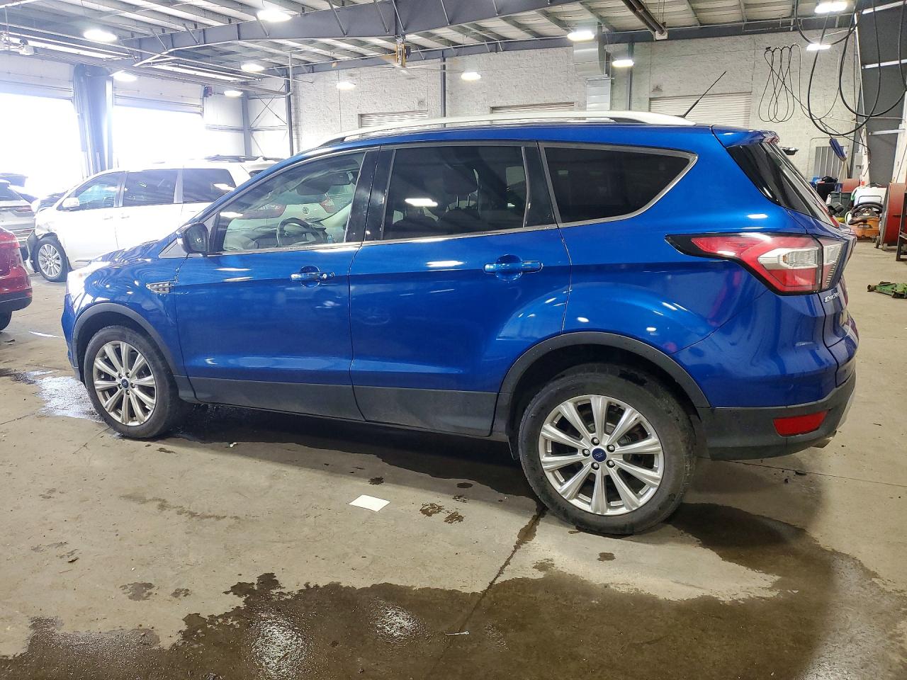 2017 Ford Escape Titanium Blue vin: 1FMCU9J90HUD00138