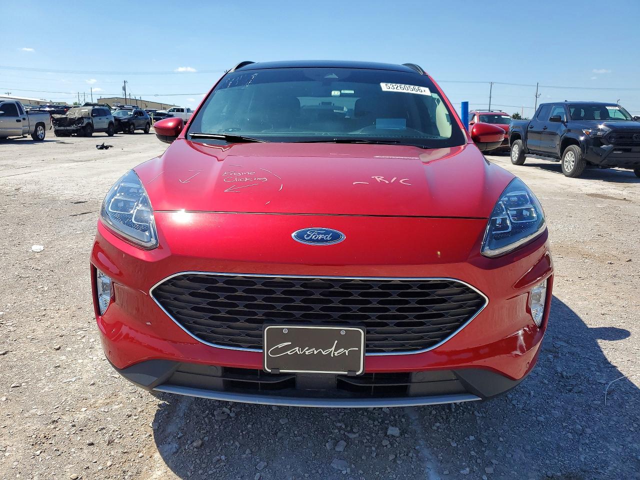 2020 Ford Escape Titanium Красный vin: 1FMCU9J90LUA75678
