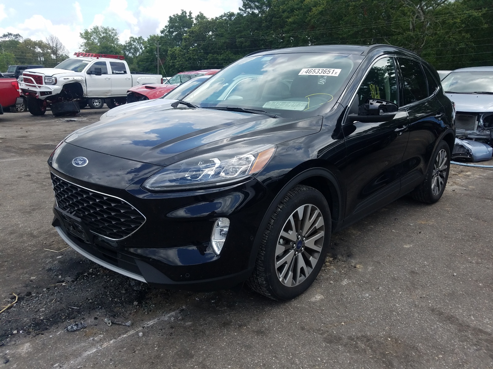 2020 Ford Escape Titanium Black vin: 1FMCU9J90LUB20344