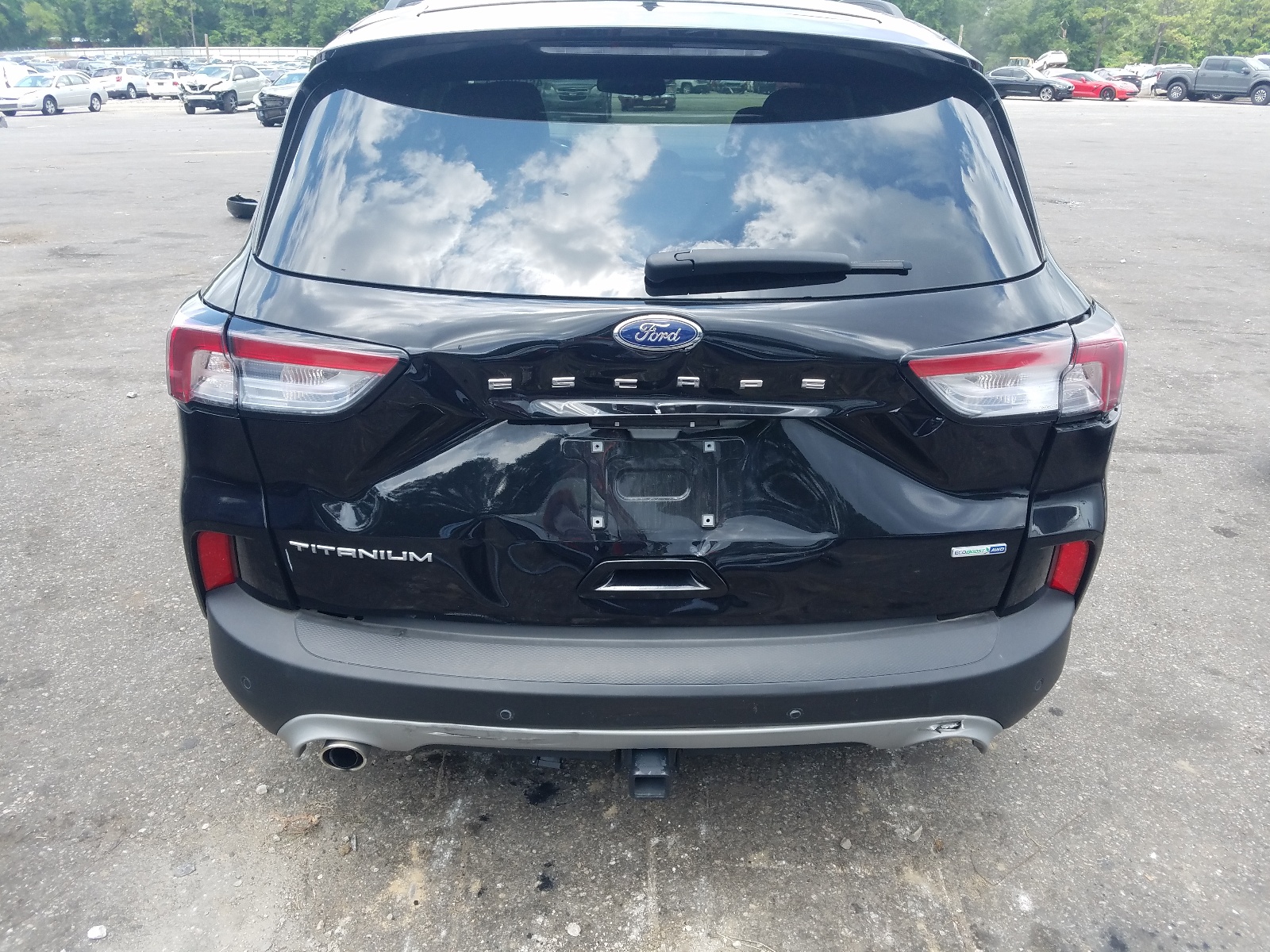 2020 Ford Escape Titanium Black vin: 1FMCU9J90LUB20344