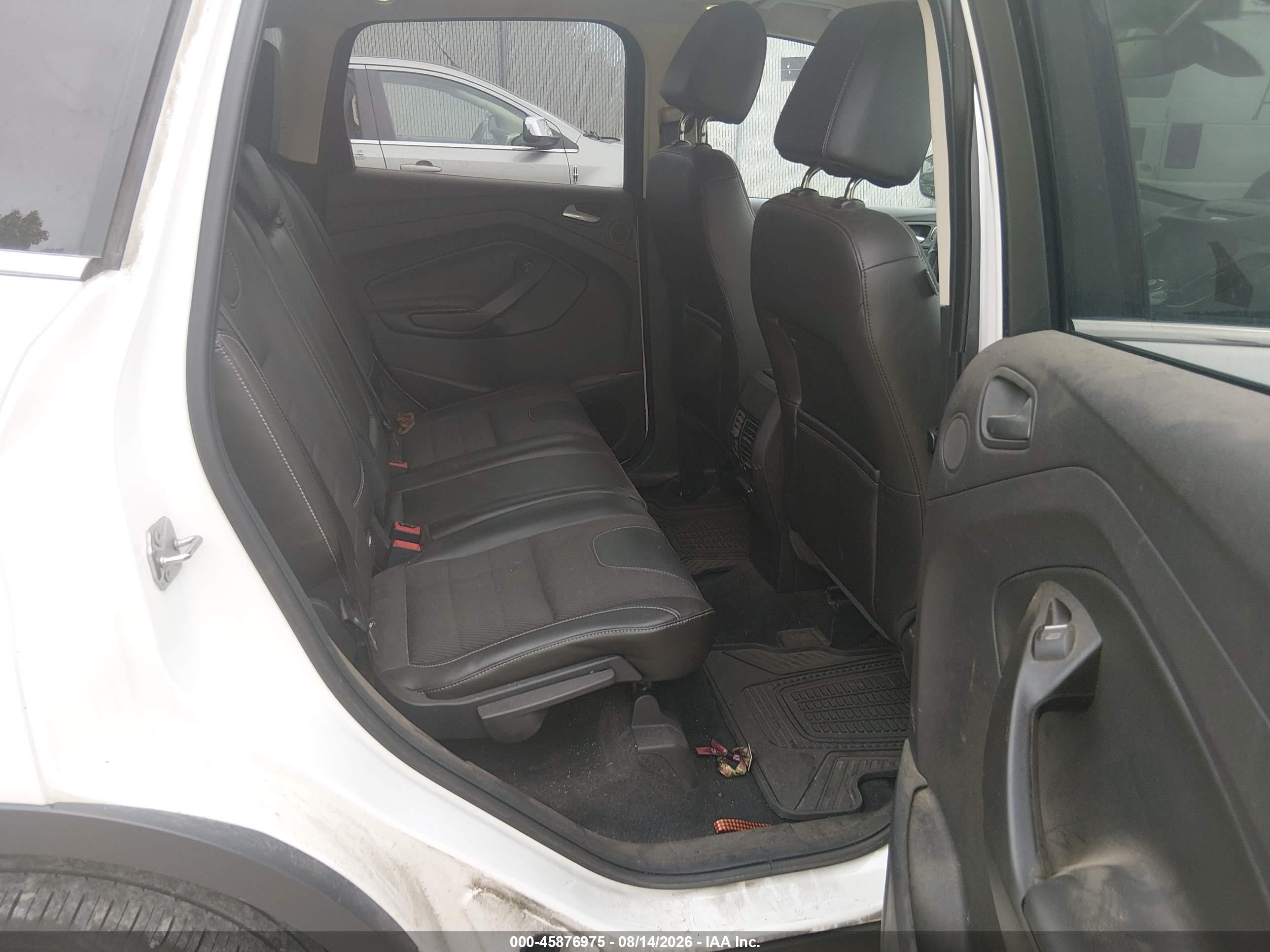 2013 Ford Escape Titanium White vin: 1FMCU9J91DUA52086