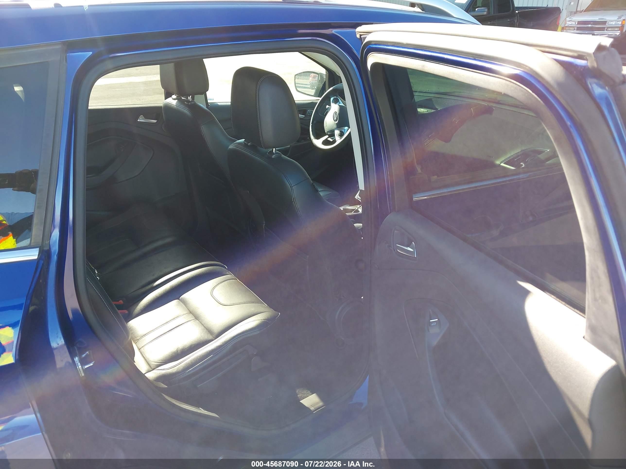 2013 Ford Escape Titanium Blue vin: 1FMCU9J91DUB11816