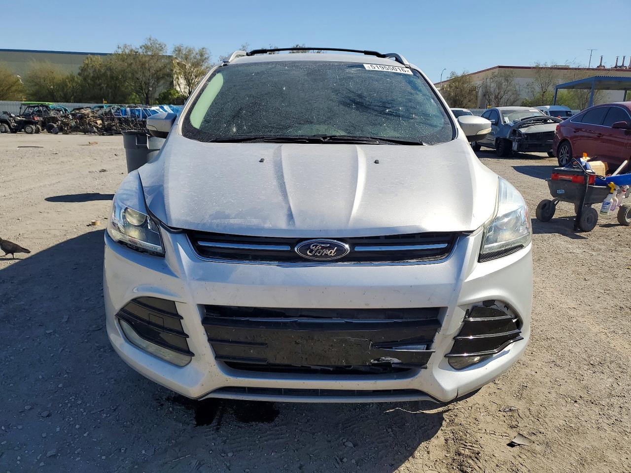 2013 Ford Escape Titanium Silver vin: 1FMCU9J91DUB55735