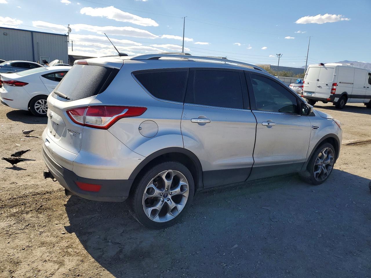 2013 Ford Escape Titanium Silver vin: 1FMCU9J91DUB55735