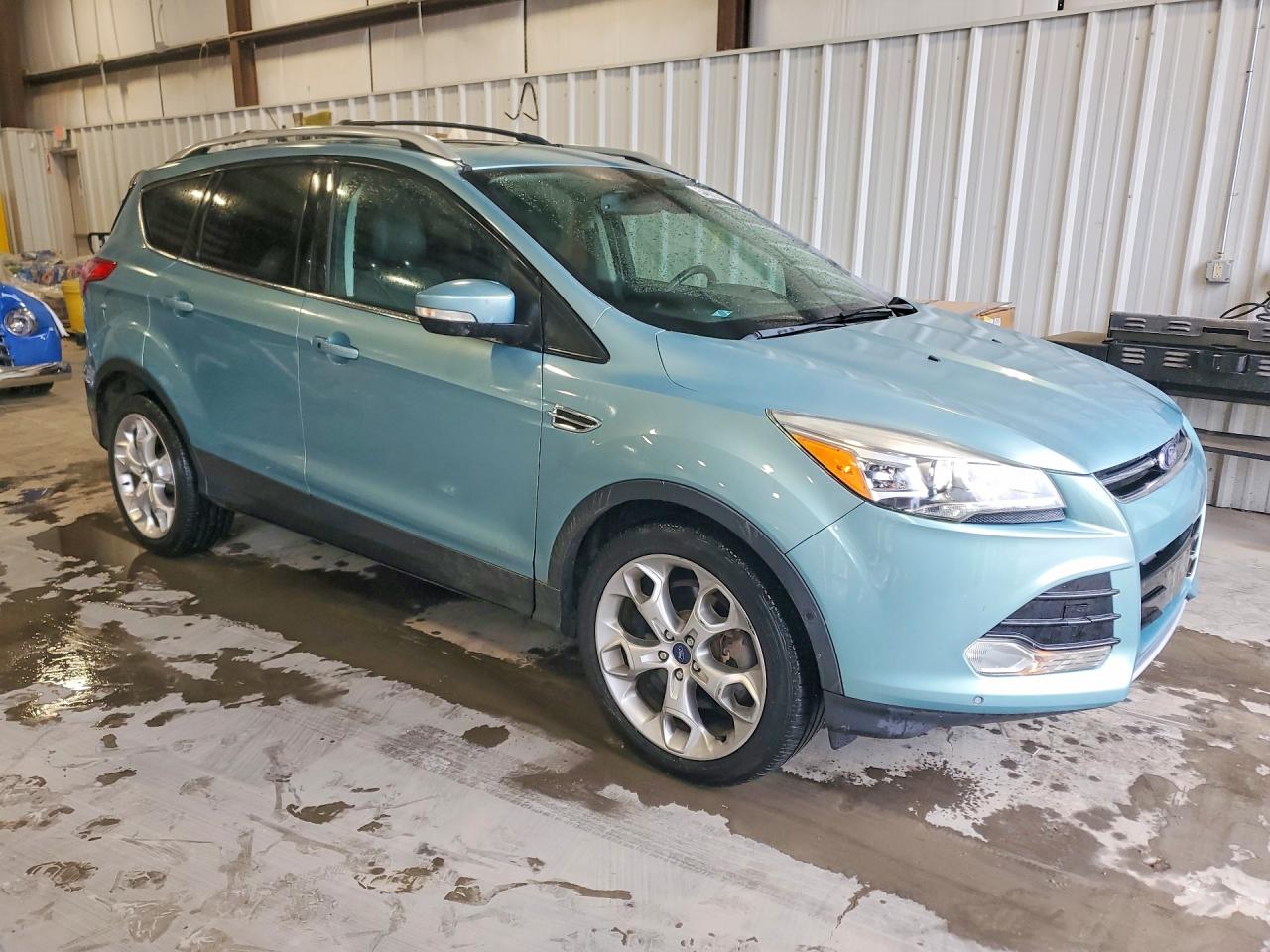 2013 Ford Escape Titanium Turquoise vin: 1FMCU9J91DUC66253