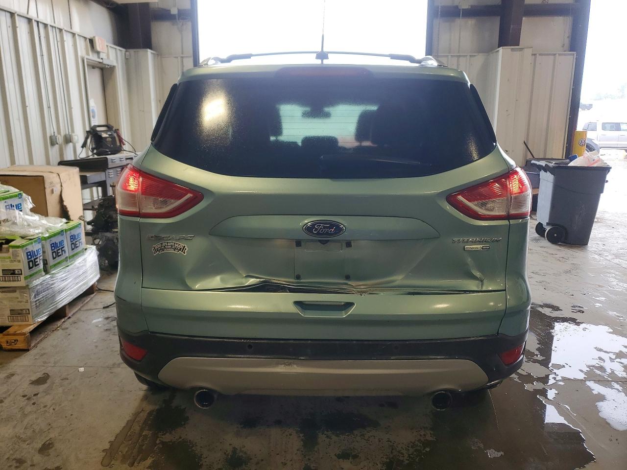 2013 Ford Escape Titanium Turquoise vin: 1FMCU9J91DUC66253